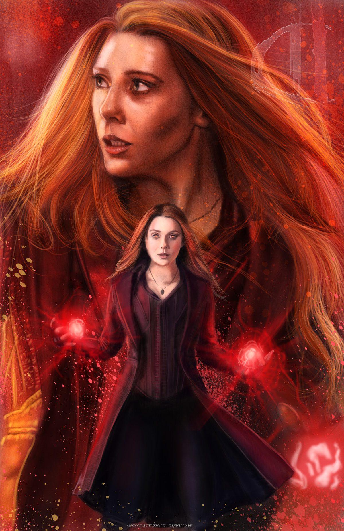 1200x1855 HD Scarlet Witch Wallpaper