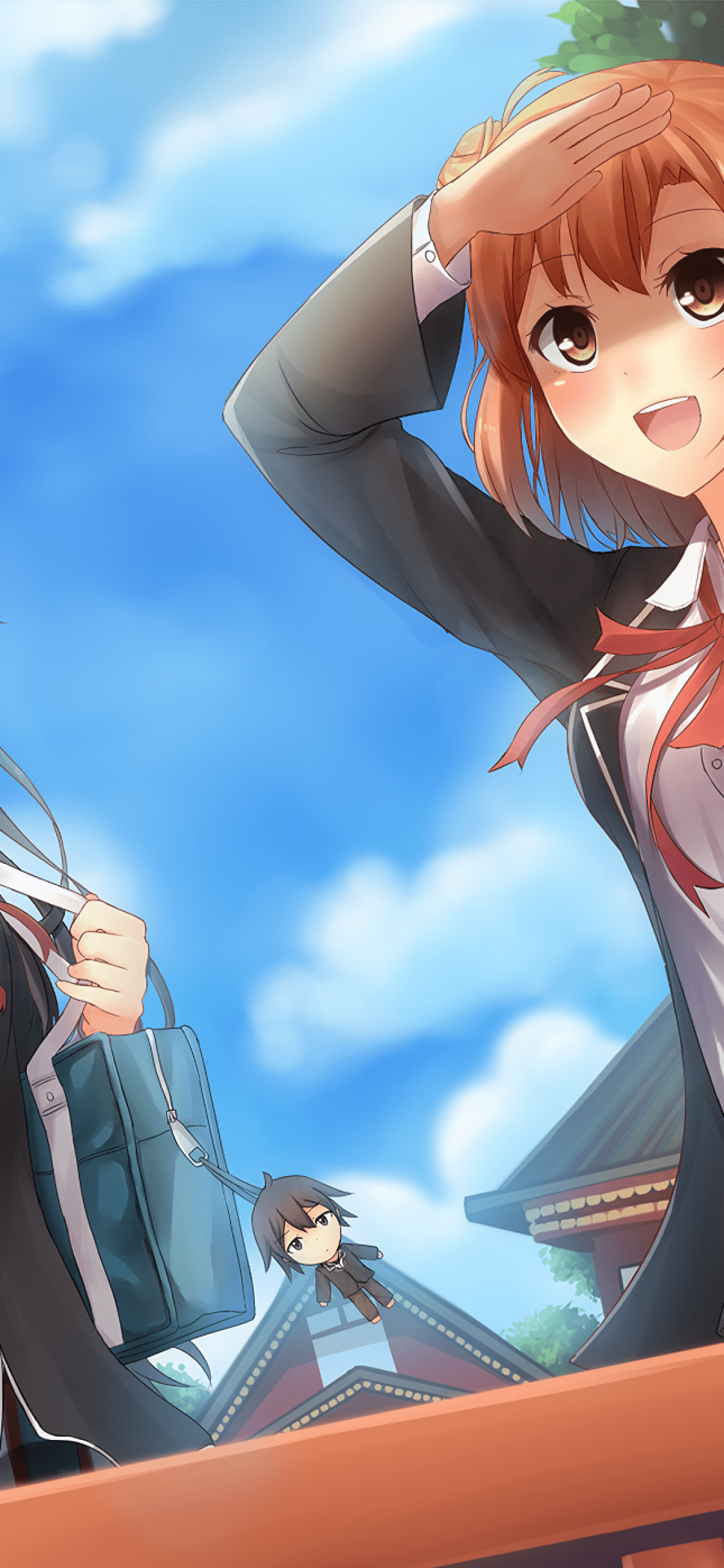 Oregairu, hachiman, yui, yuigahama, yukino, yukino yukinoshita, HD phone  wallpaper