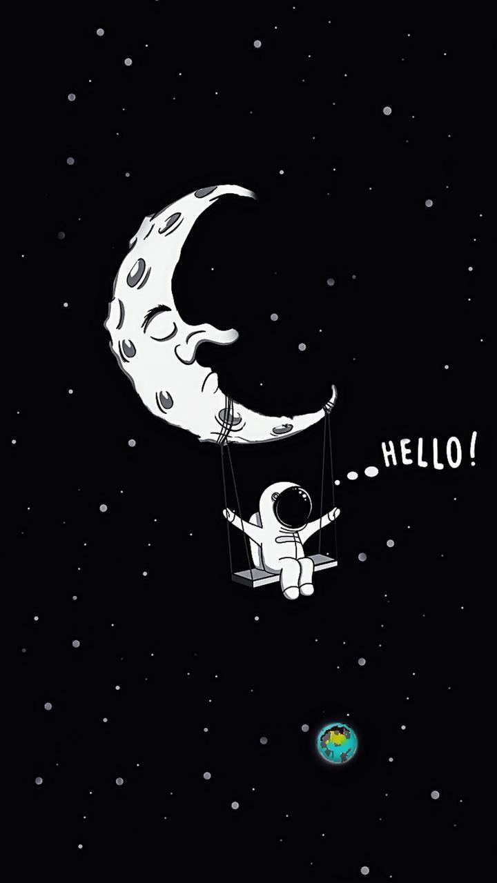 720x1280 Cute Astronaut Wallpaper