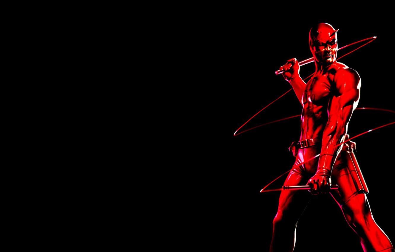 1332x850 Wallpaper hero, black background, comic, marvel, Daredevil, Marvel Comics, Daredevil image for desktop, section фантастика