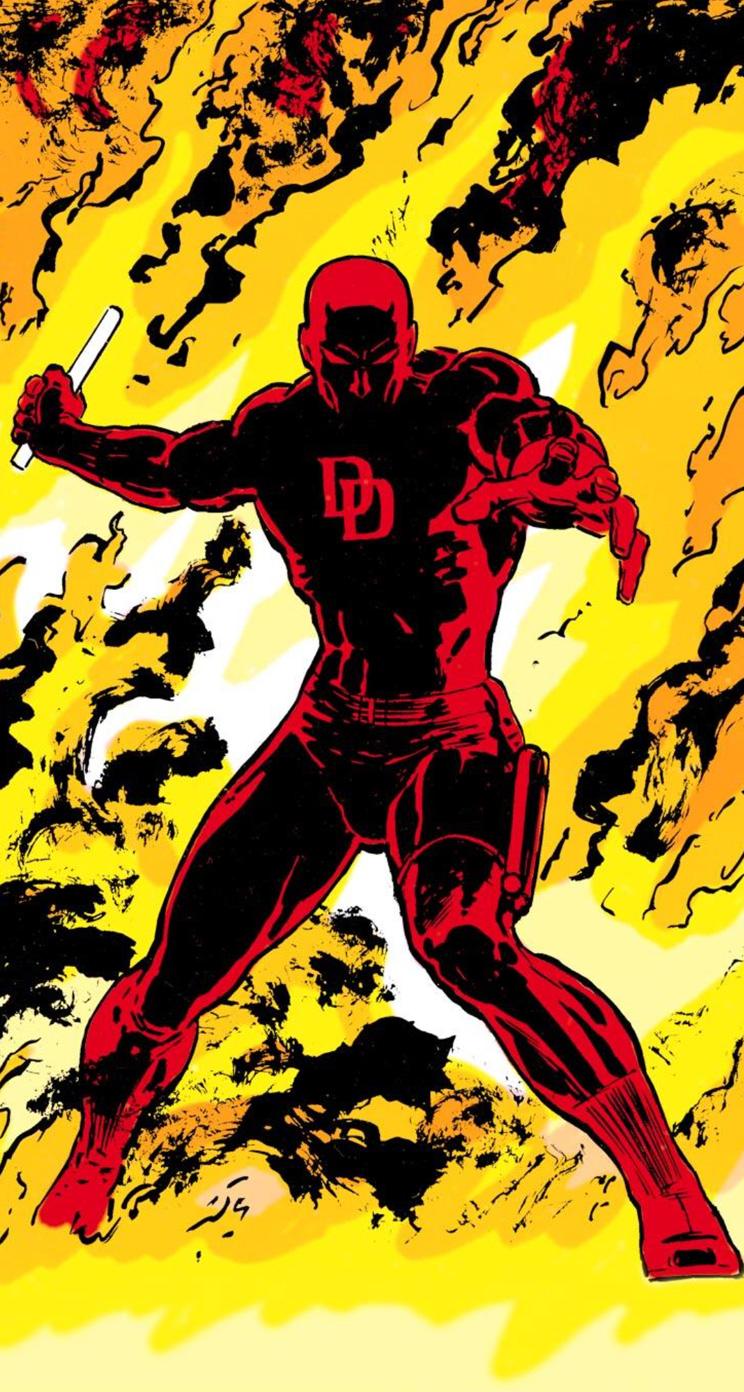 744x1392 Daredevil Comic Wallpaper iPhone