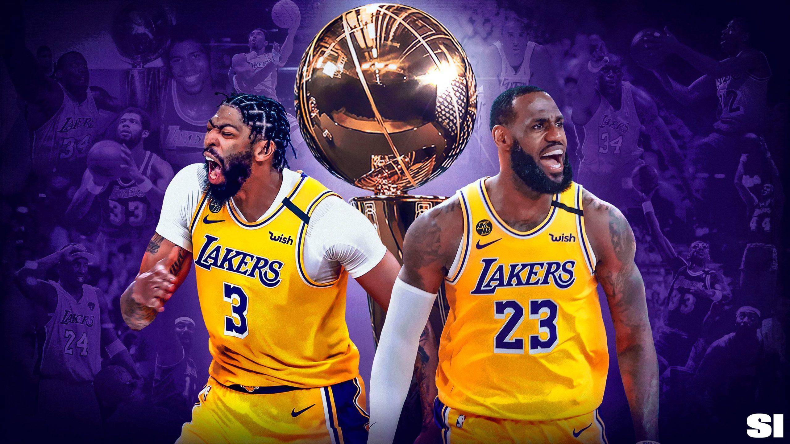 2560x1440 Los Angeles Lakers NBA Champions Wallpaper