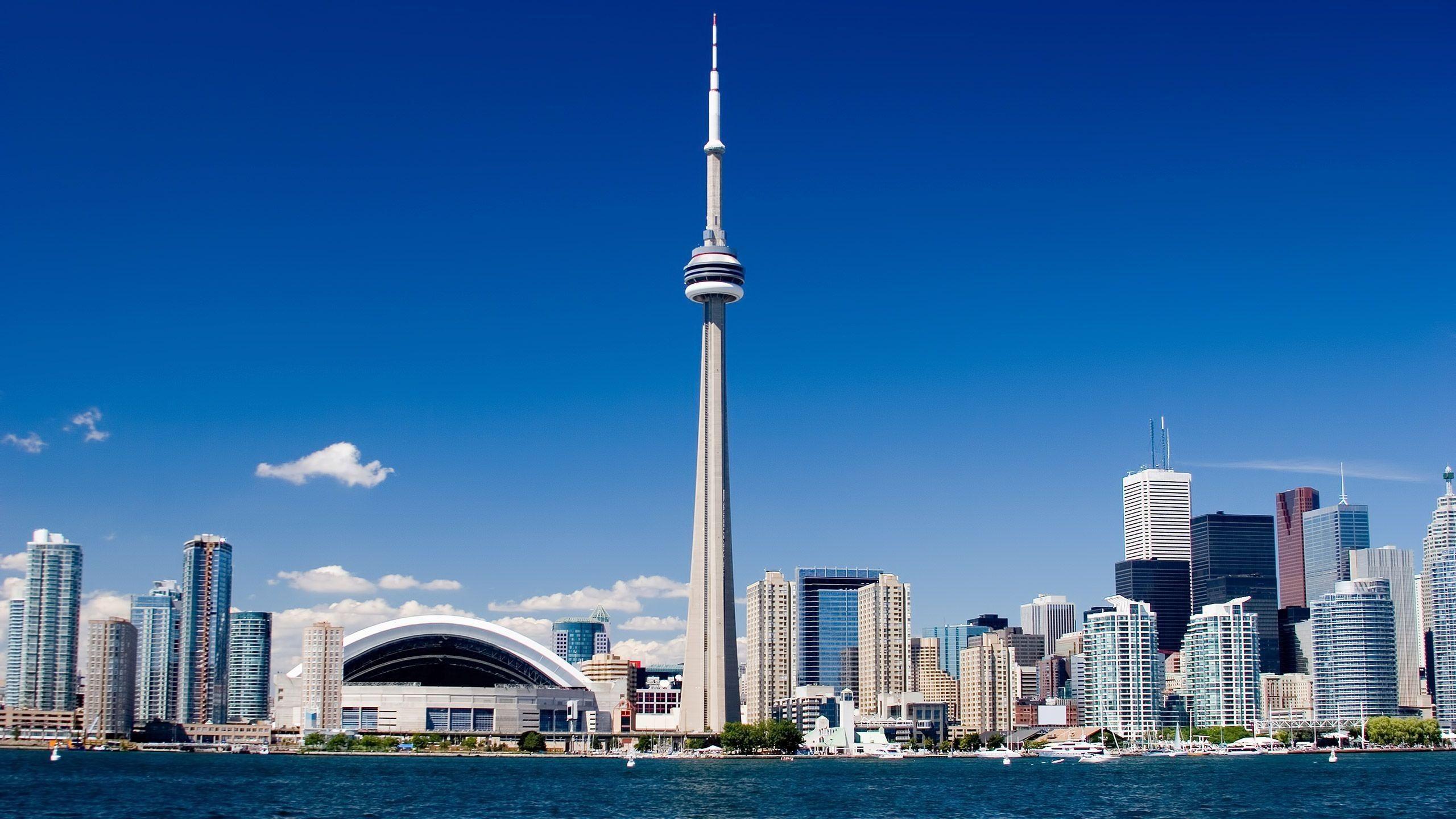 2560x1440 Toronto Winter Wallpaper