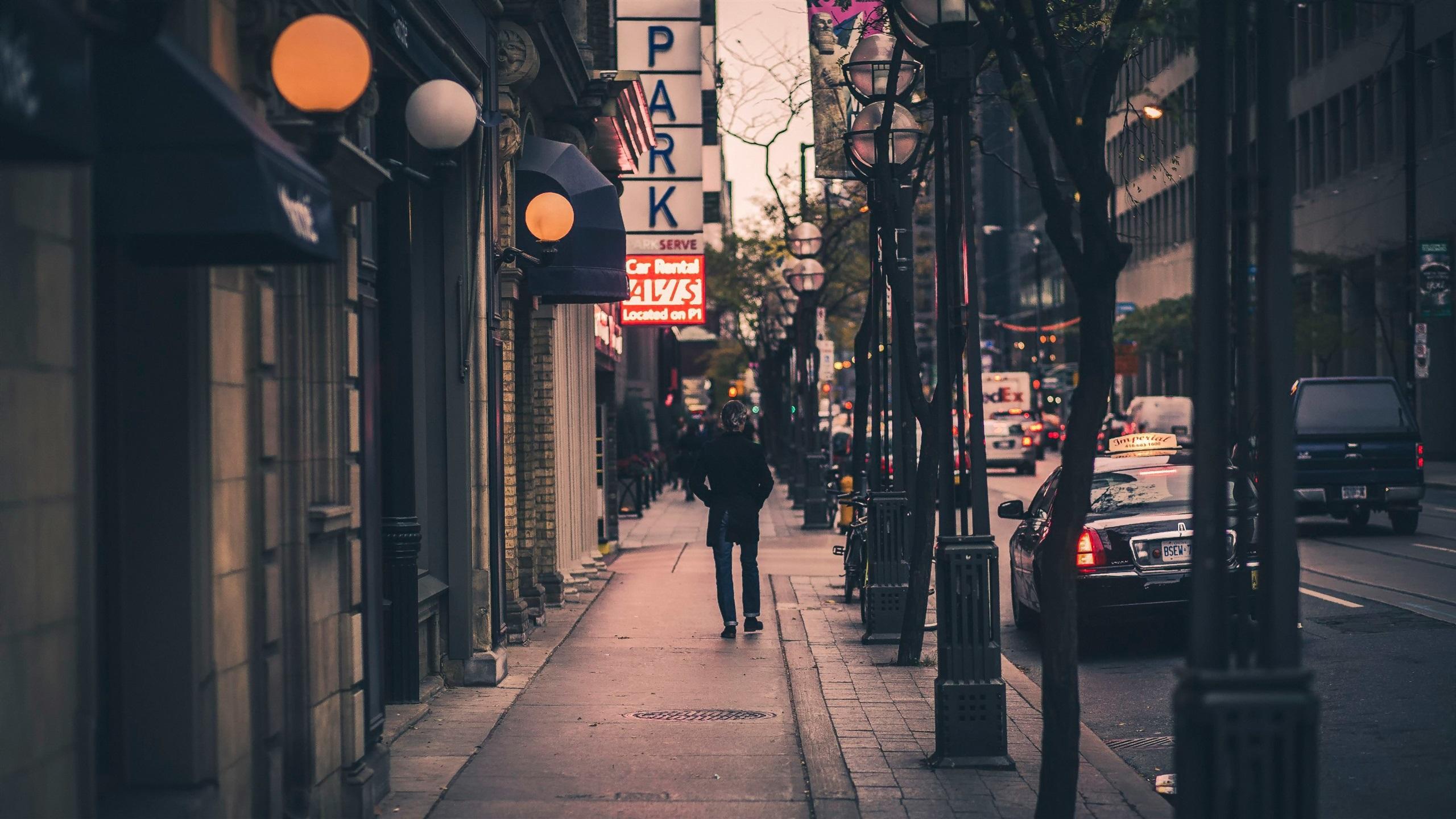 2560x1440 Wallpaper Toronto, Wellington Street, Canada 2560x1440 QHD Picture, Image