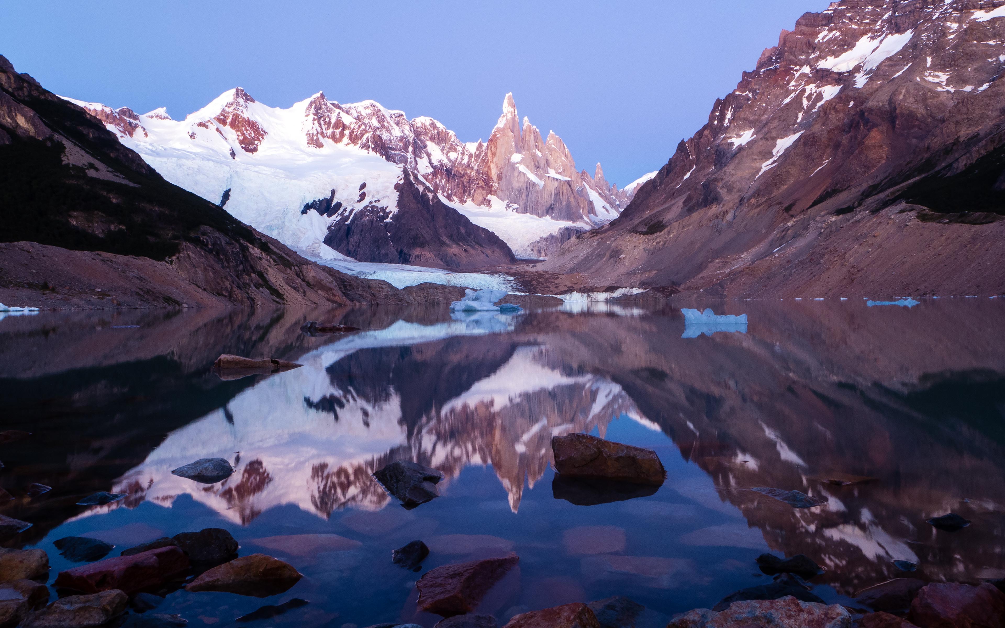 3840x2400 #Argentina, K, #Lake, #Los Glaciares National Park. Mocah HD Wallpaper