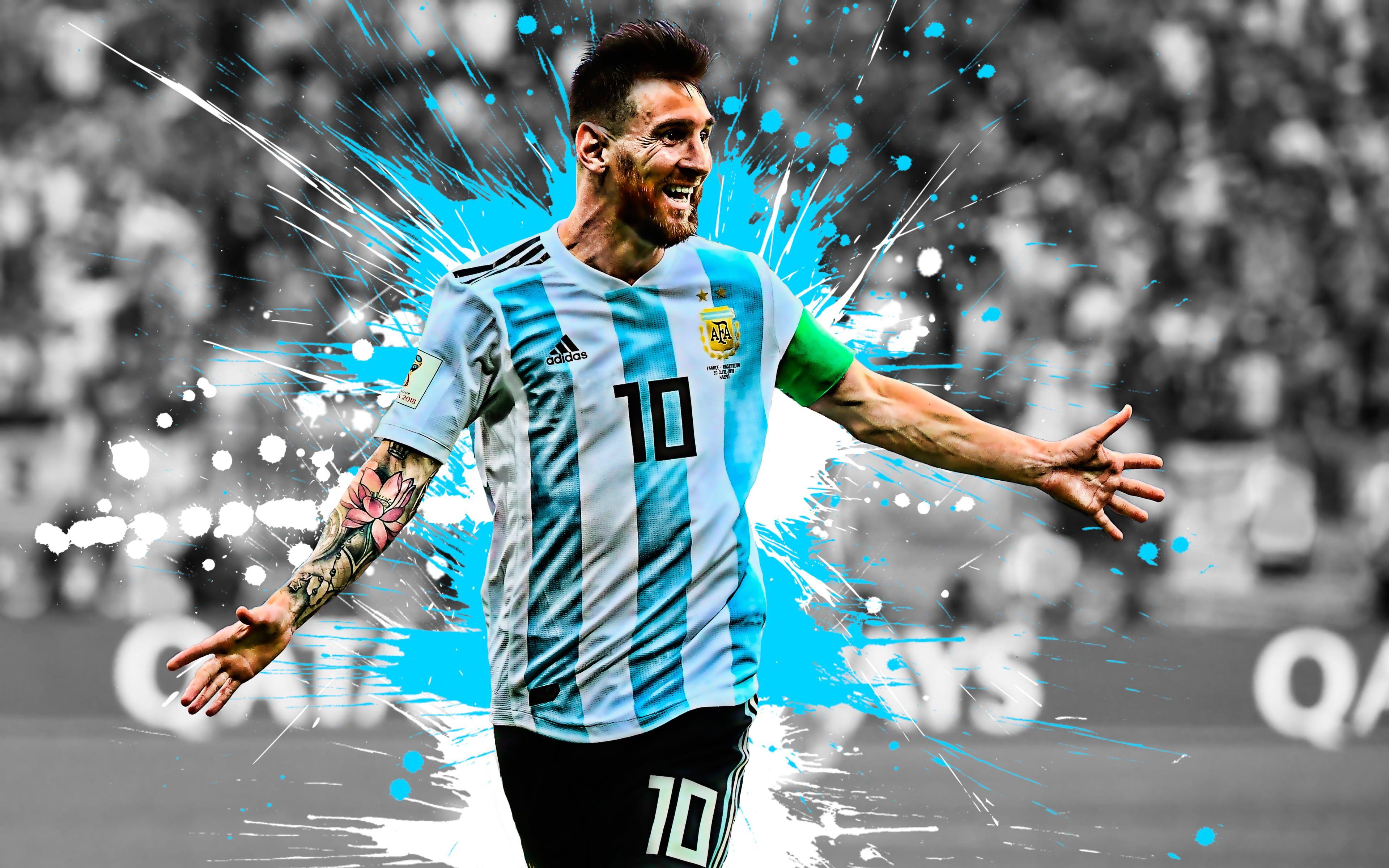 3840x2400 Soccer Lionel Messi Argentina National Football Team K #wallpaper #hdwallpaper #desktop. Lionel messi, Messi, National football teams