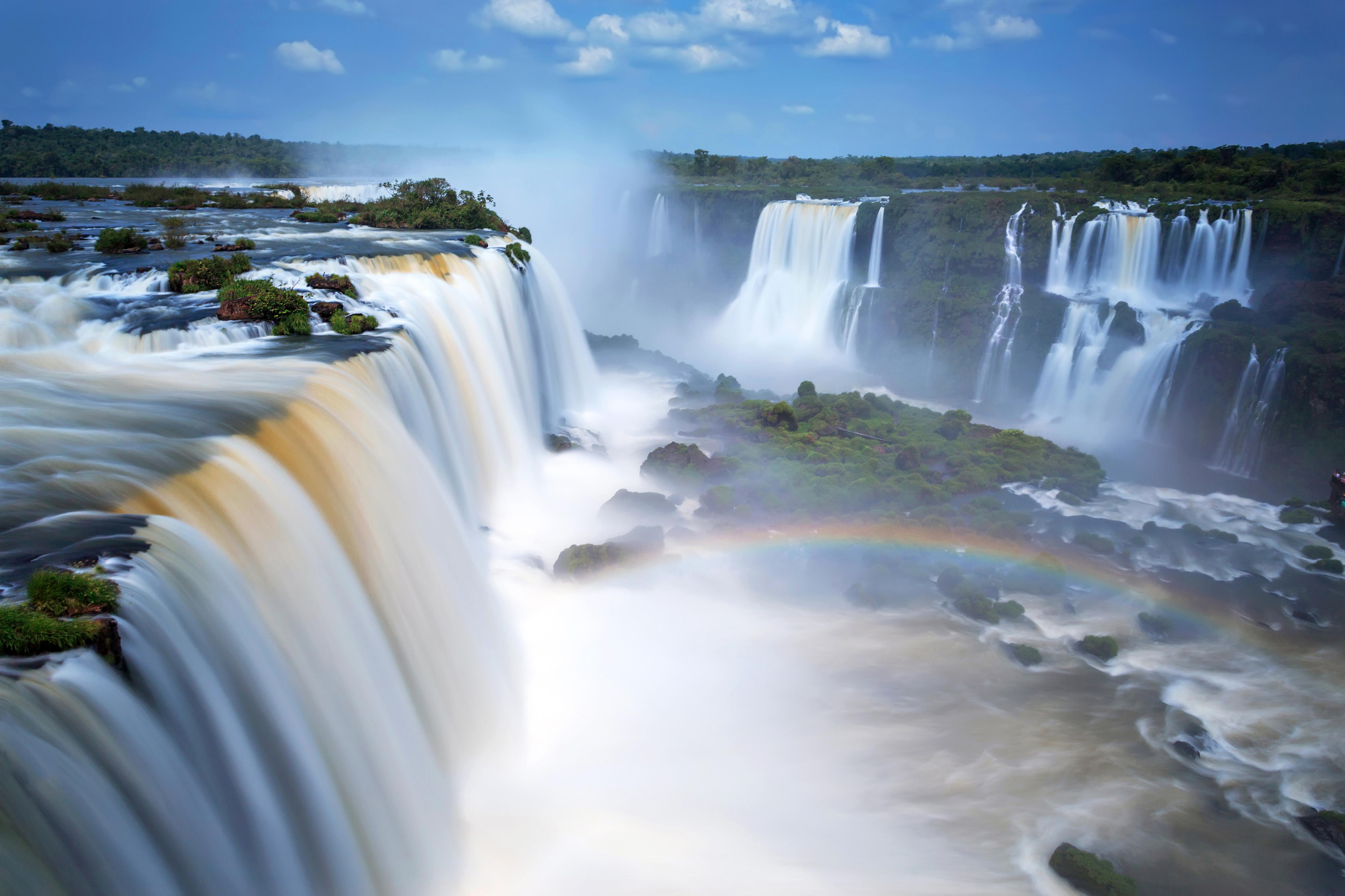5200x3467 #Iguazu Falls, K, #Argentina, #Waterfalls. Mocah HD Wallpaper