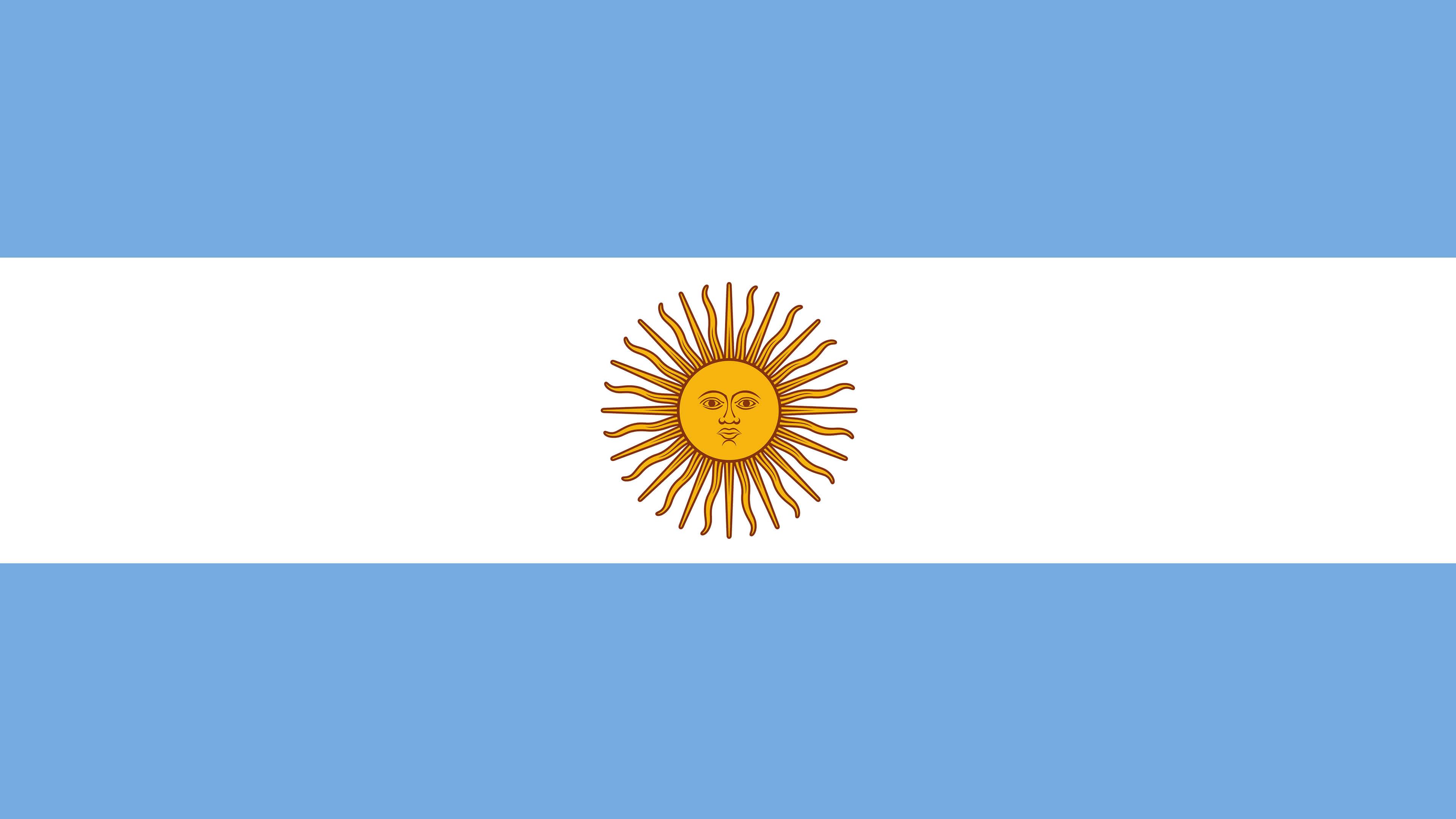3840x2160 Argentina Flag UHD 4K Wallpaper