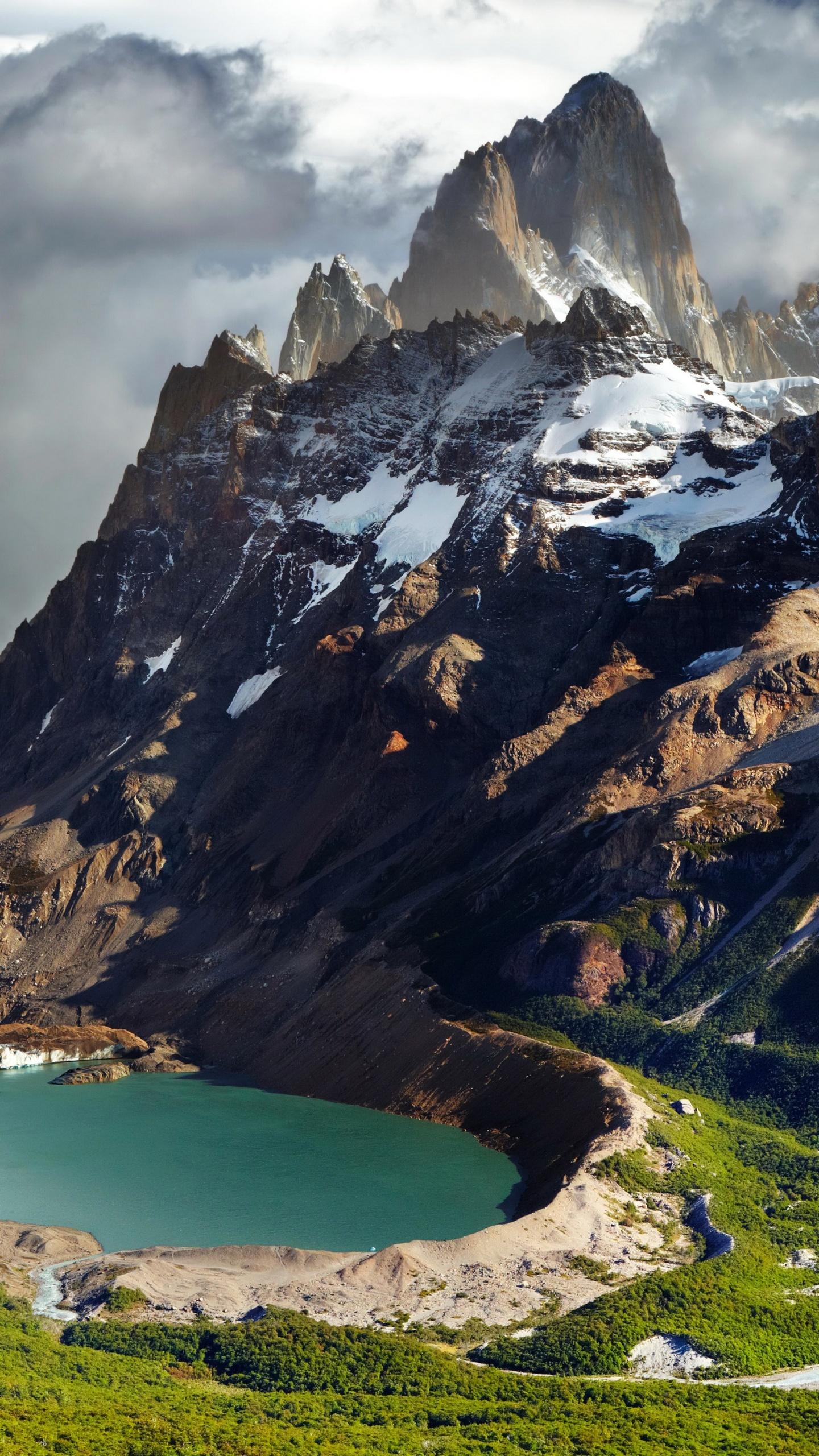 1440x2560 Fitz Roy Wallpaper 4K, Patagonia, Argentina, Mountain Peak, Nature