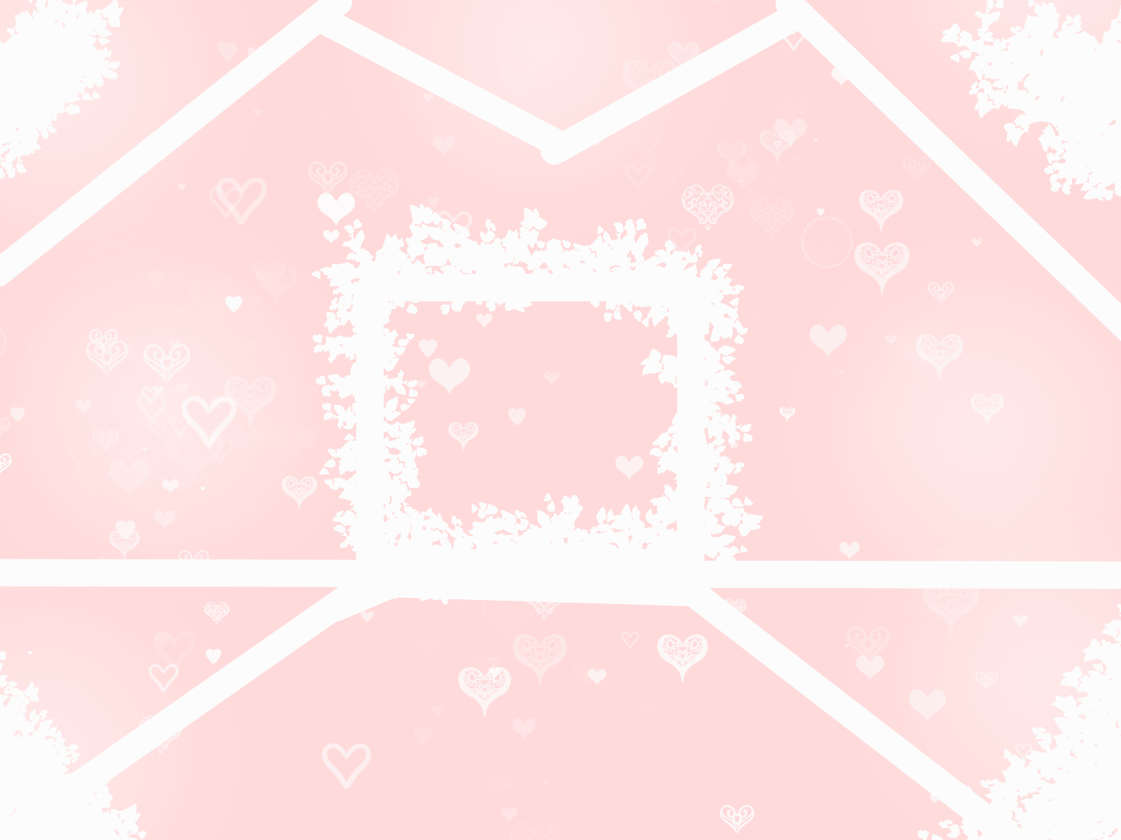 1600x1200 Pastel Pink Hearts Wallpaper