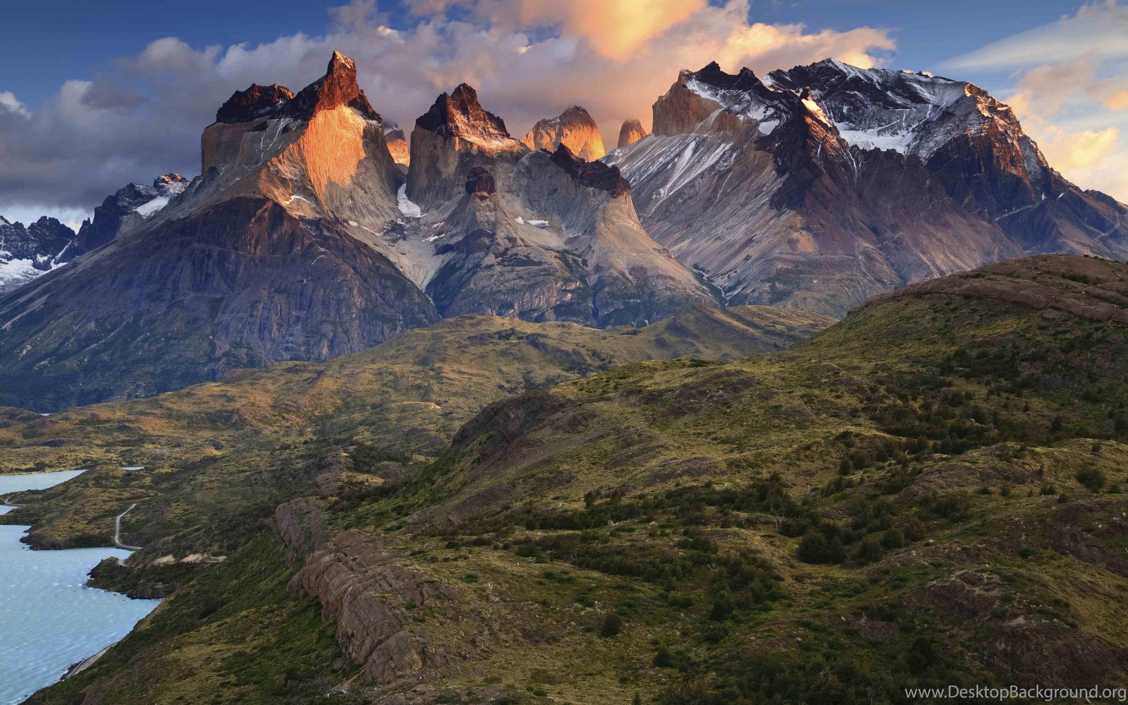 3840x2400 Patagonia Wallpaper, OS: Patagonia, Argentina, Mountains, Lake Desktop Background