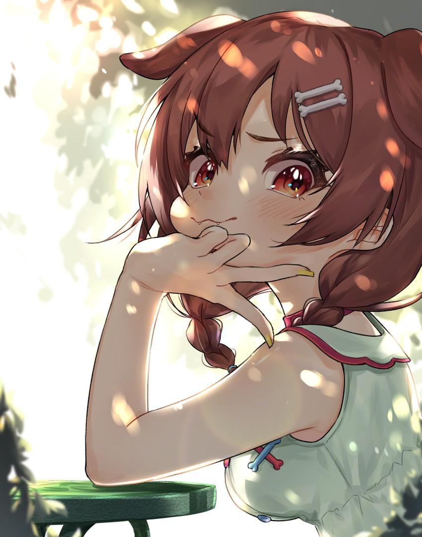 850x1080 inugami korone (hololive) drawn