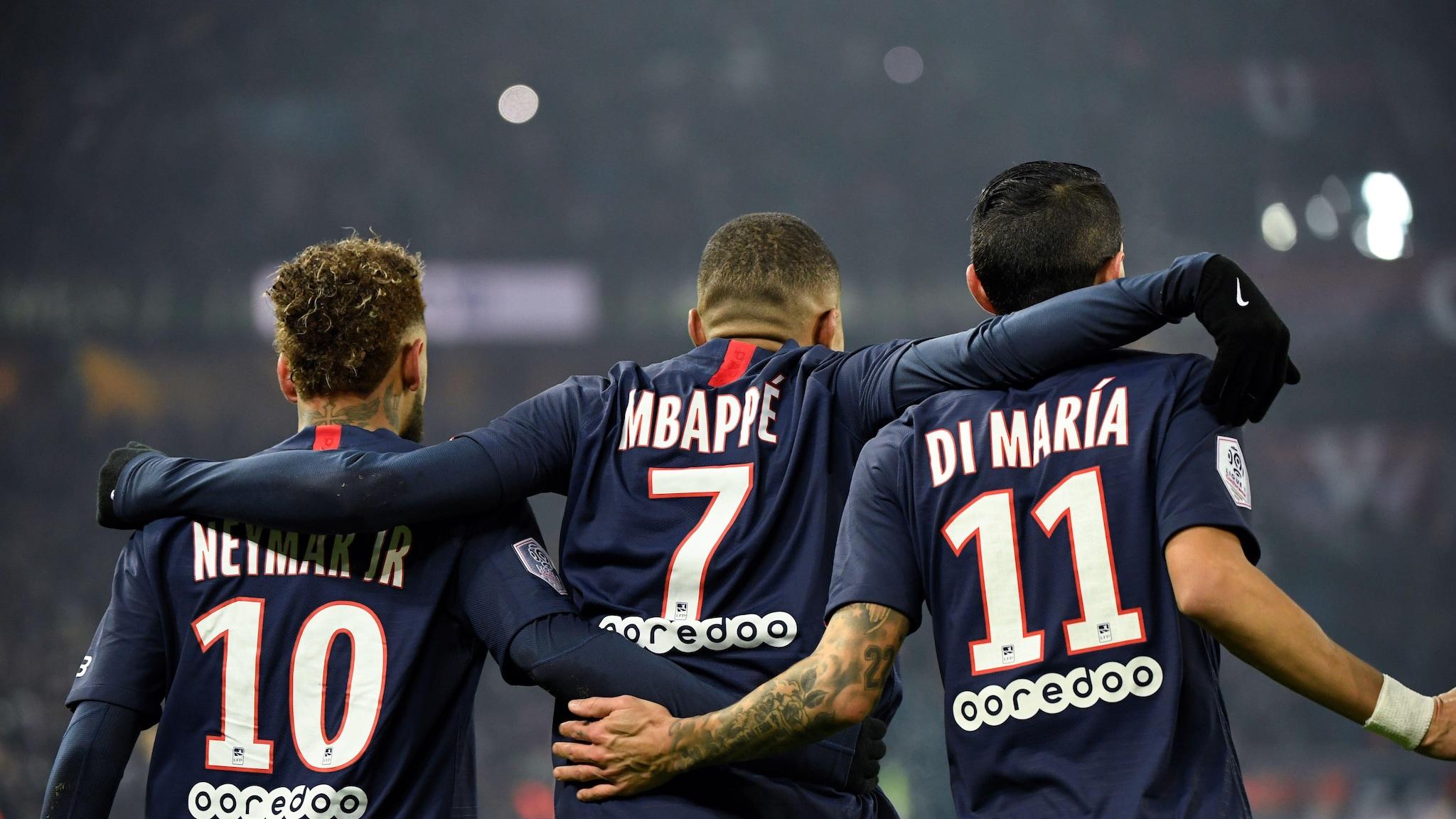 2048x1152 Great Neymar, Mbappé, Di María Paris combinations. UEFA Champions League