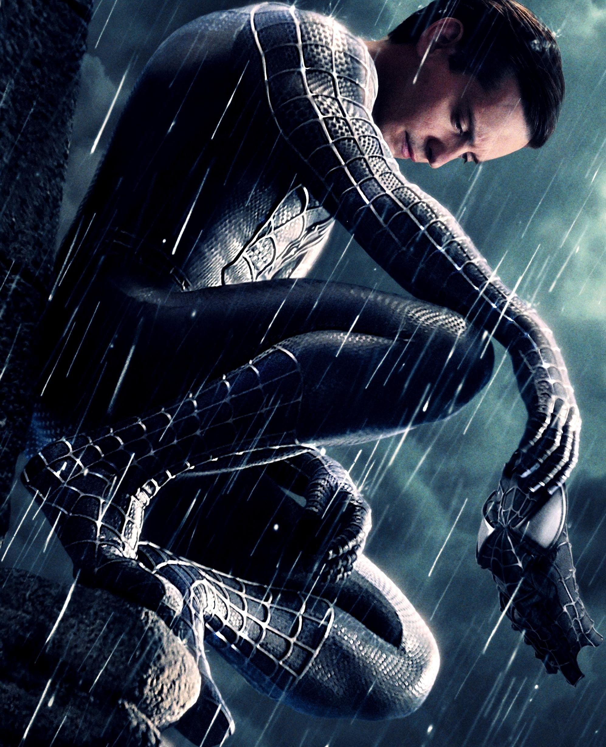 1994x2459 Spider Man Tobey Maguire Rain Movies Wallpaper:1994x2459