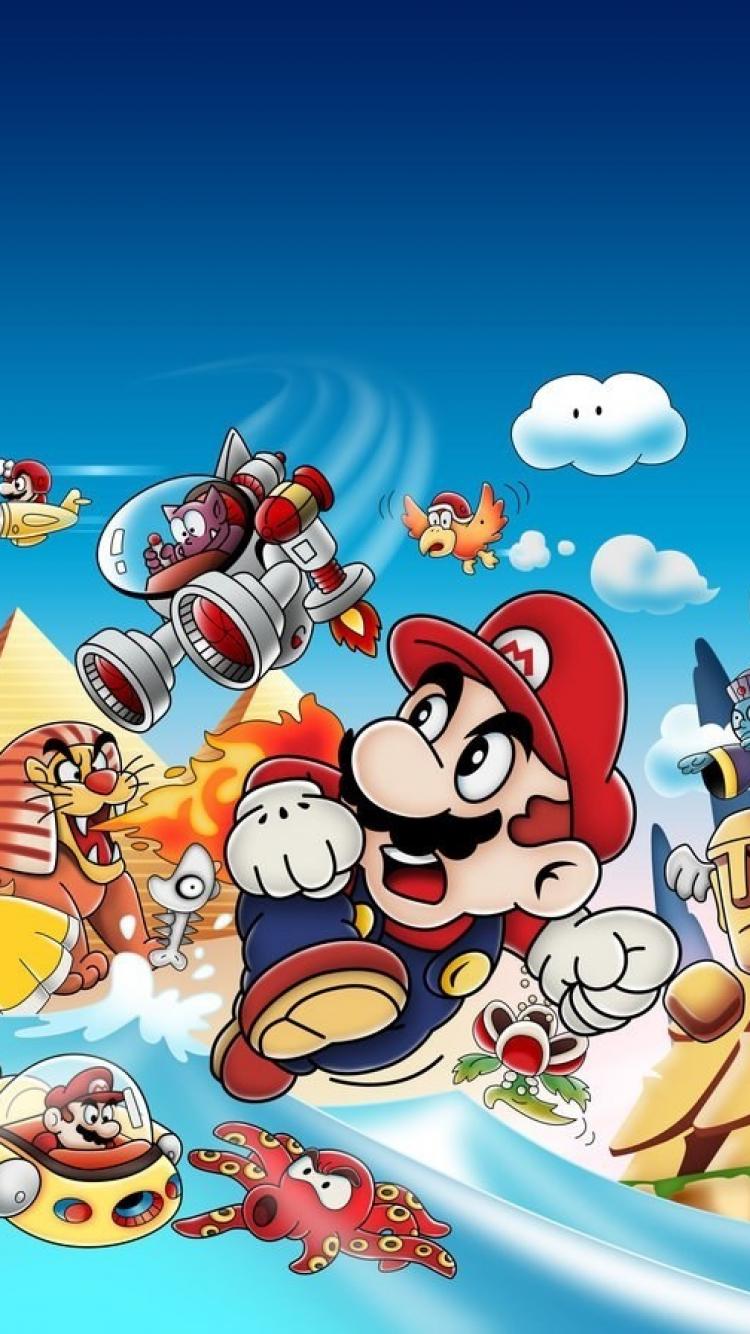 750x1334 Mario iPhone Wallpaper