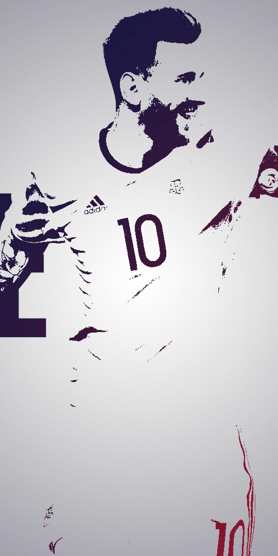 1080x2160 Download 1080x2160 Lionel Messi, Artwork Wallpaper for Huawei Mate 10