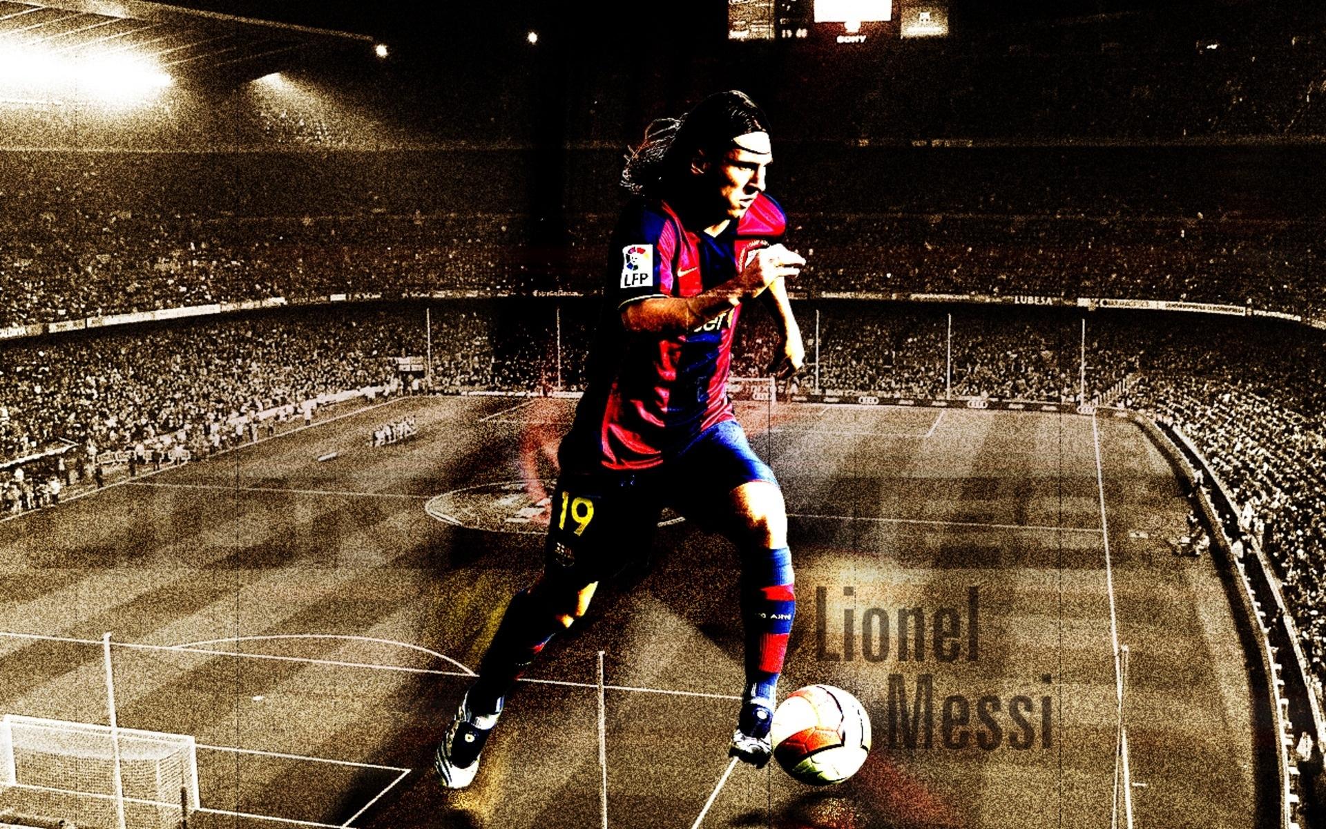 1920x1200 Lionel Messi Barcelona Fan Art HD Wallpaper