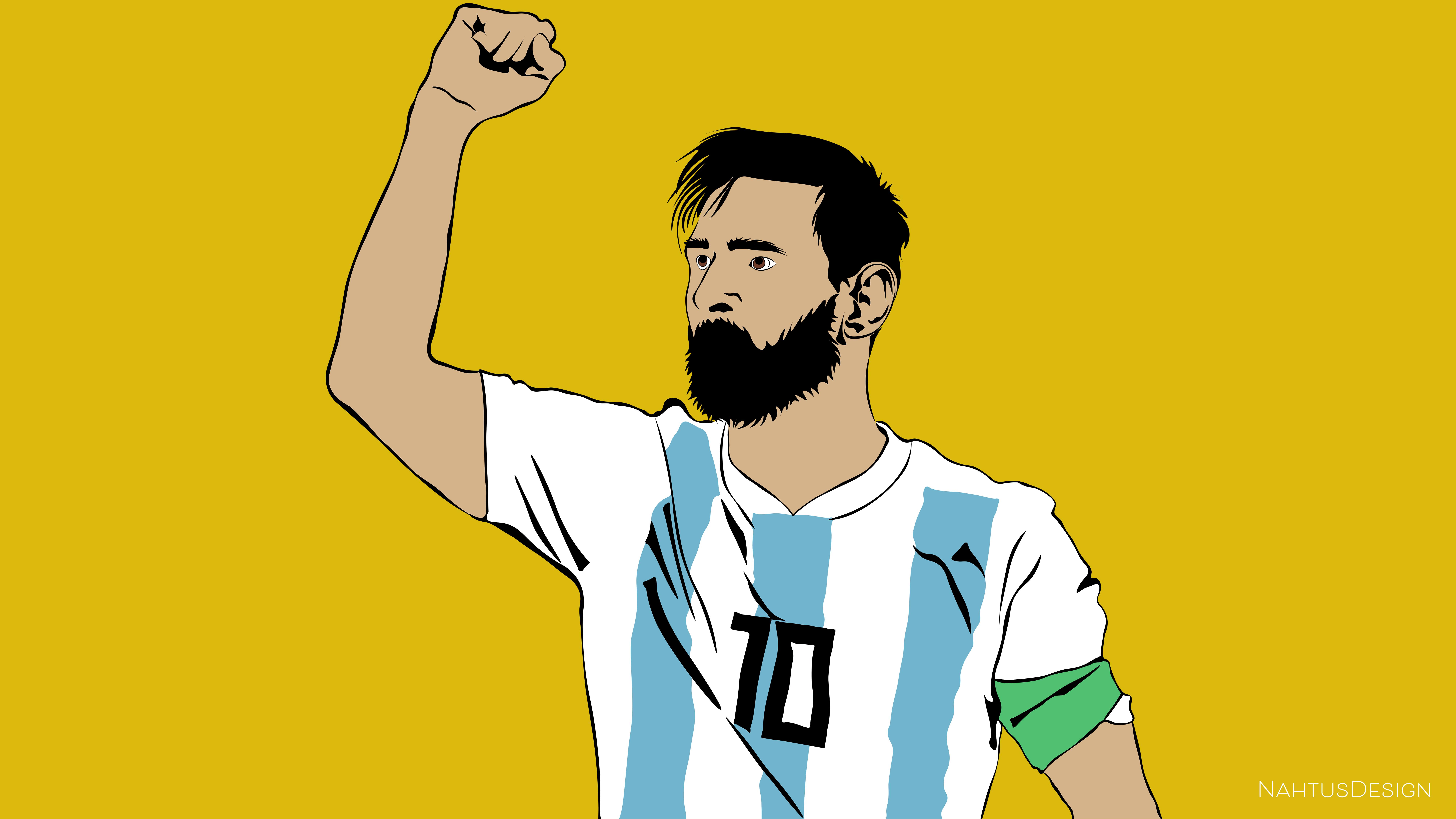 Messi Art Wallpapers - Top Free Messi Art Backgrounds - WallpaperAccess