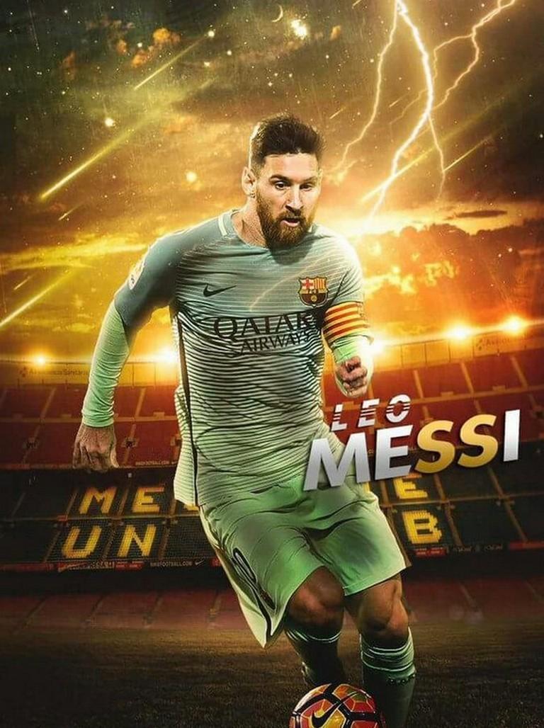 768x1028 Messi Wallpaper Art HD for Android