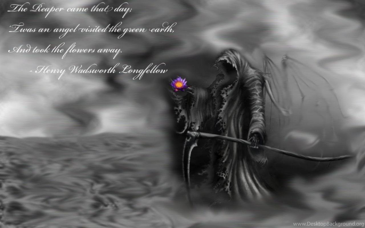 1280x800 Dark Grim Reaper Wallpaper Desktop Background