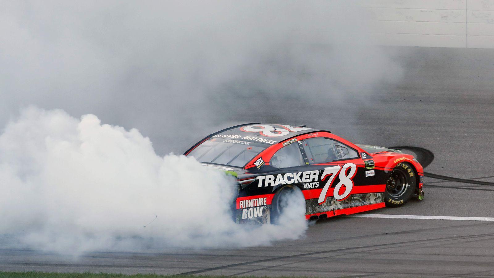 1600x900 Truex wins elimination race with heavy heart