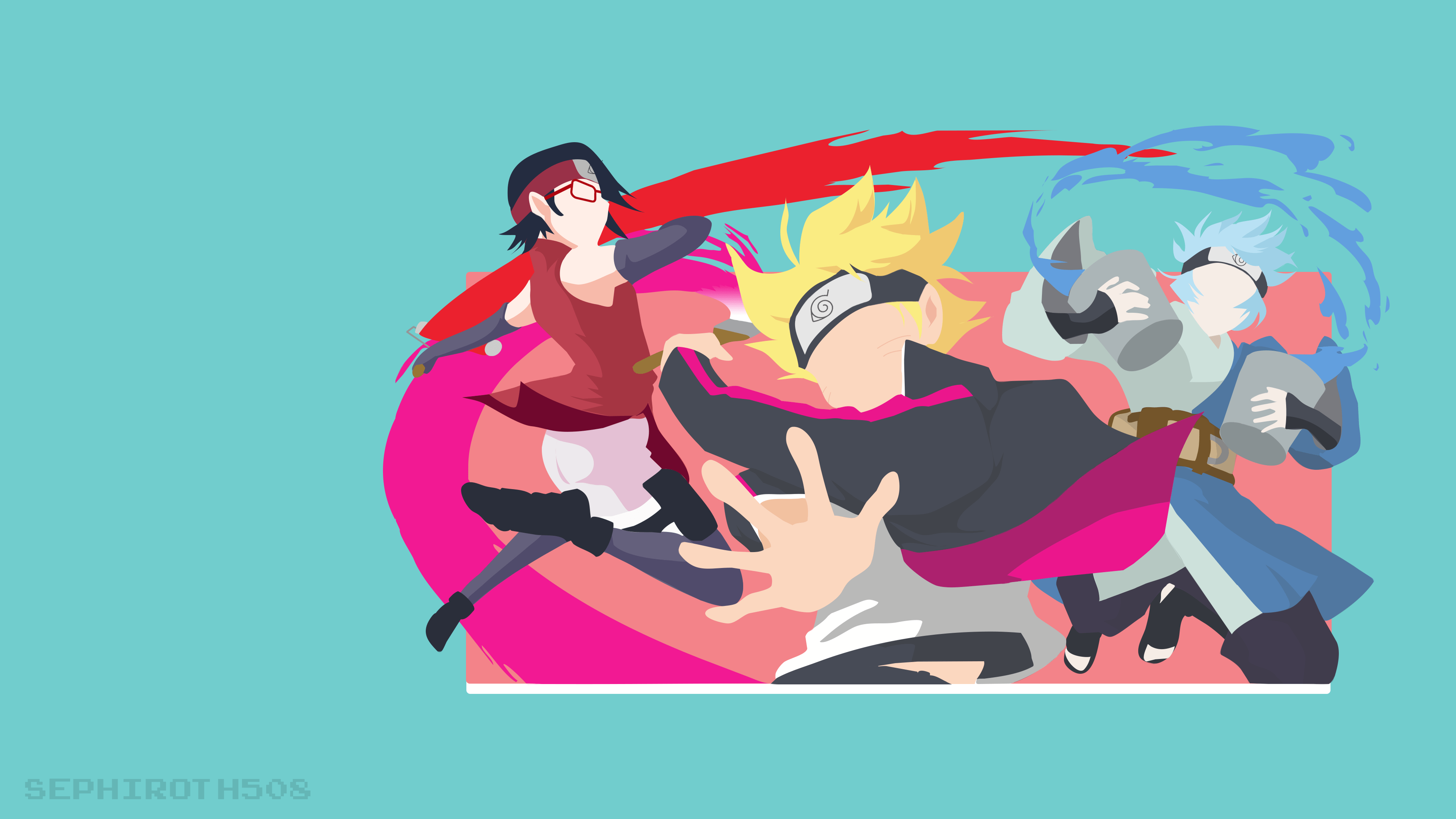 3840x2160 Boruto: Naruto Next Generations. Minimalist Wallpaper (da: Sephiroth508): Naruto