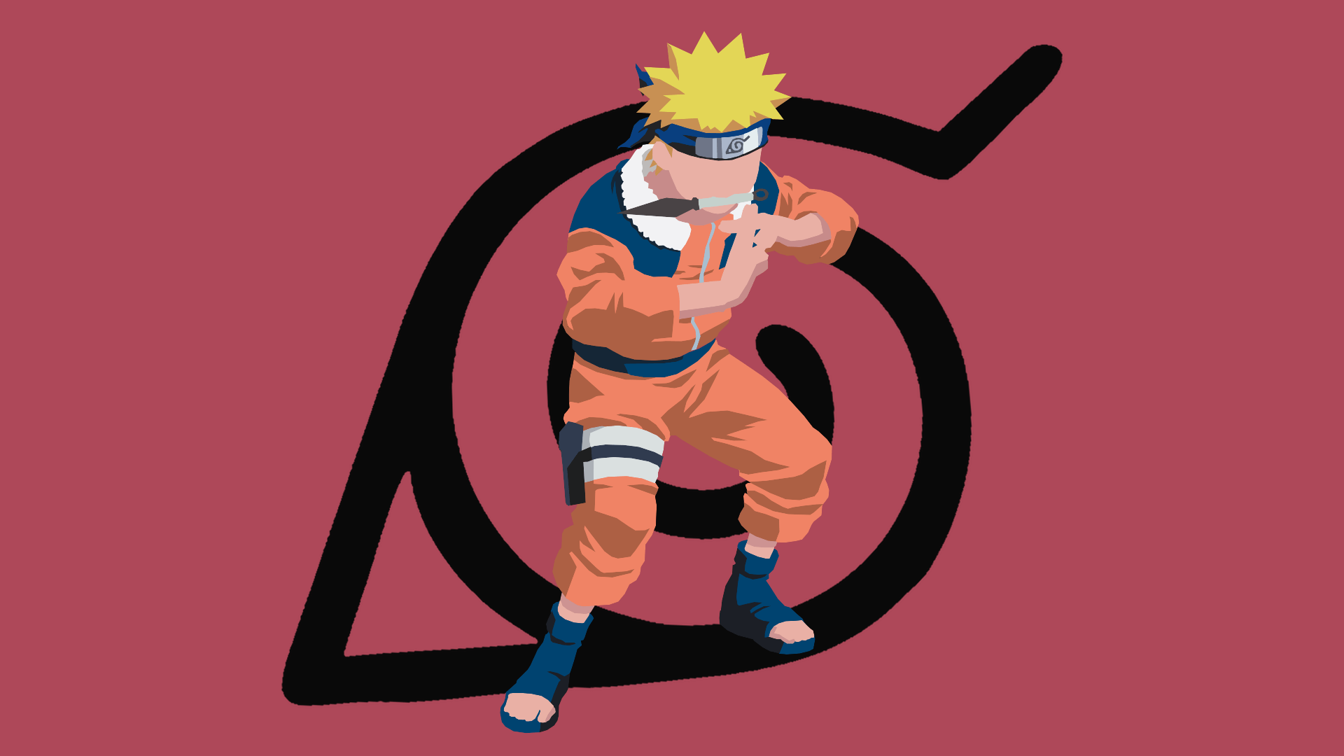 1920x1080 Naruto Minimalist HD Wallpaper
