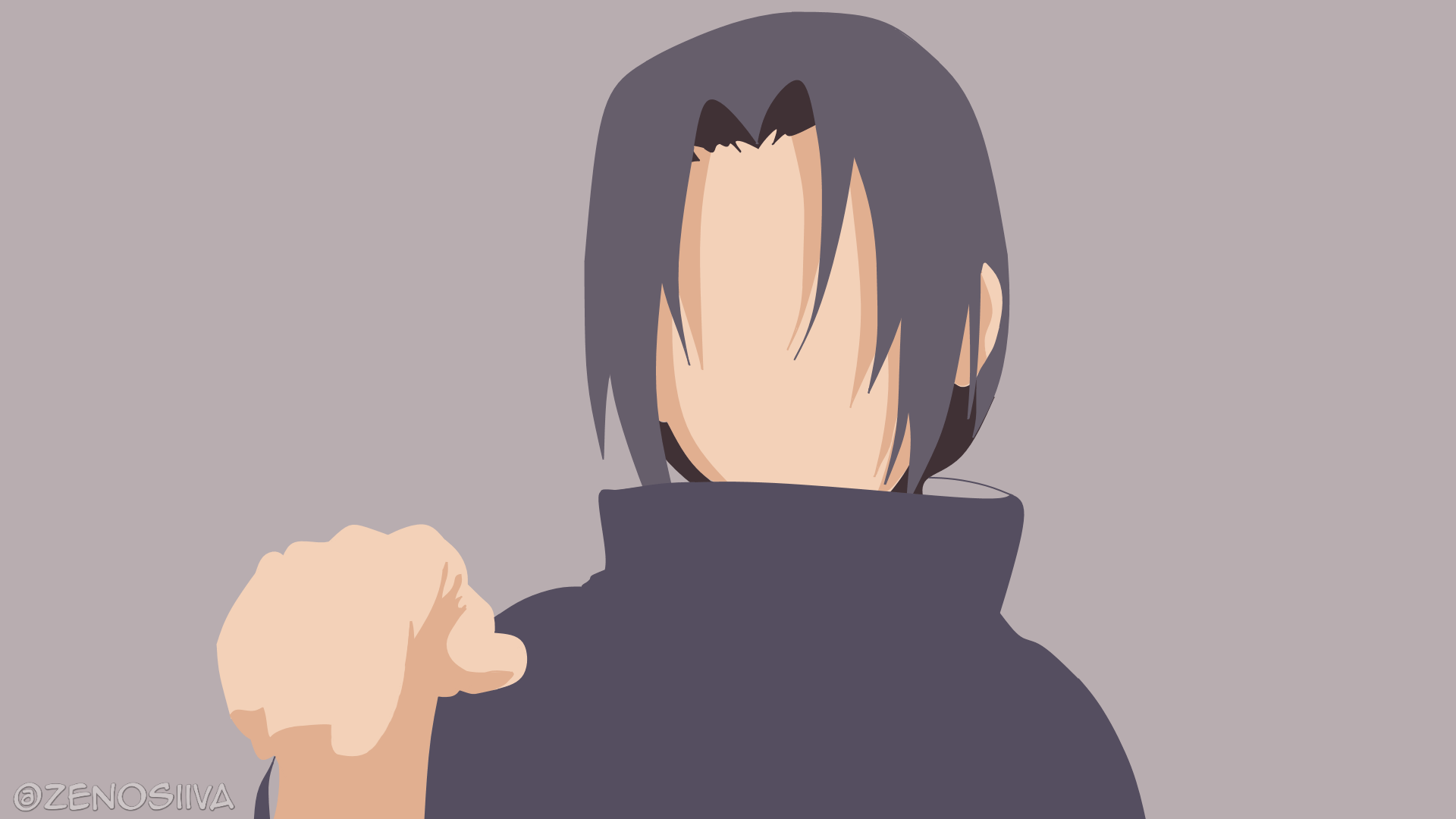 1920x1080 Itachi Uchiha (Naruto Shippuden) Minimalist. Anime naruto, Anime, Naruto shippuden. Wallpaper naruto shippuden, Anime canvas, Aesthetic anime