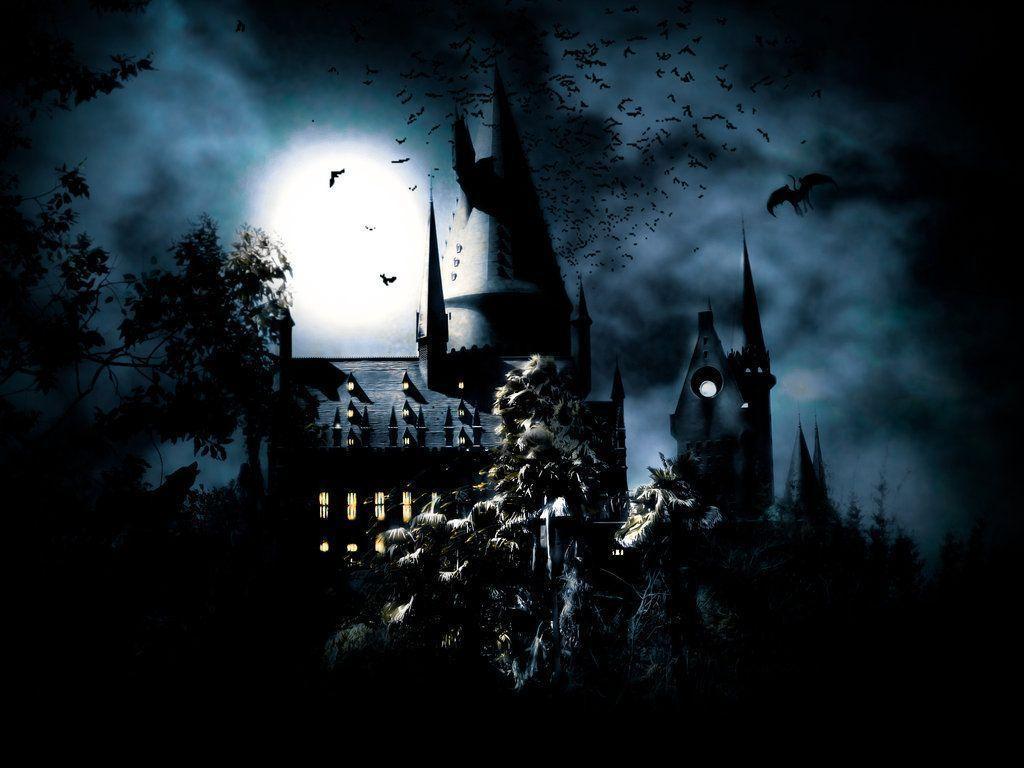 1024x768 Hogwarts Wallpaper