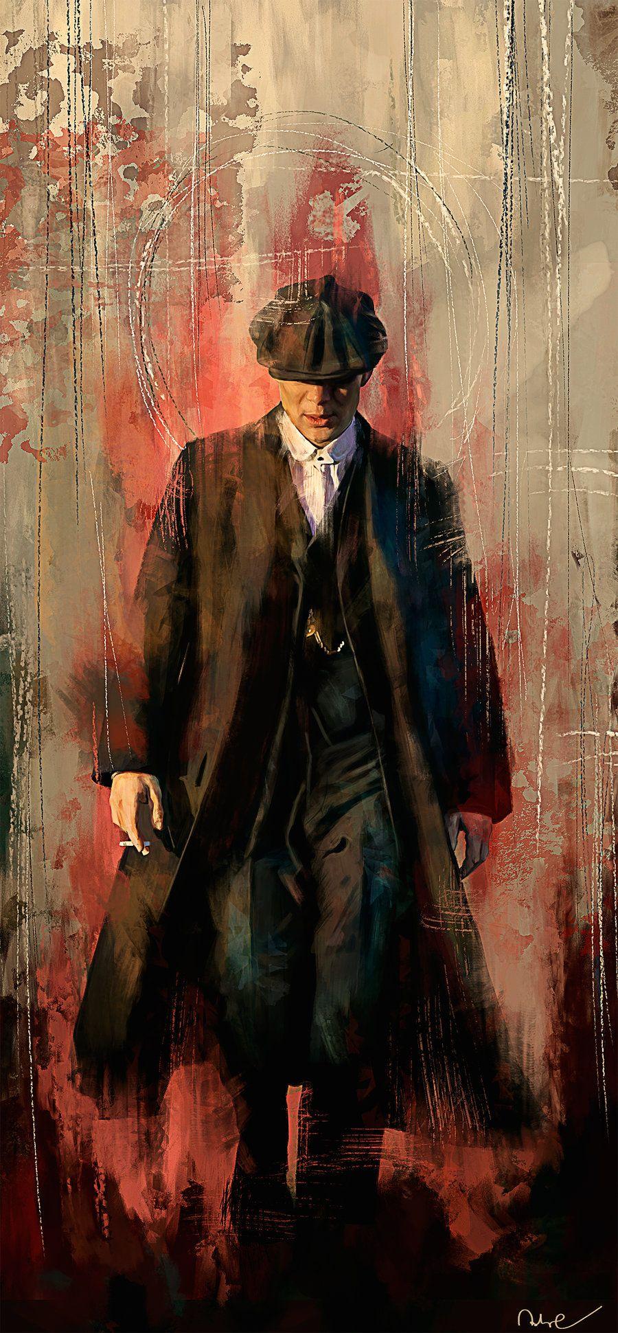 900x1940 Tommy Shelby. Peaky blinders poster, Peaky blinders wallpaper, Digital portrait illustration