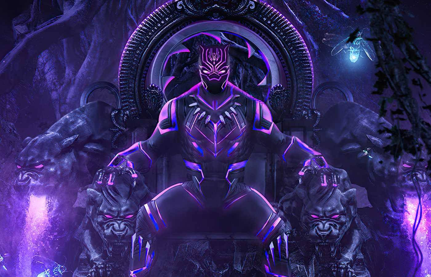 1400x900 Black Panther Wallpaper
