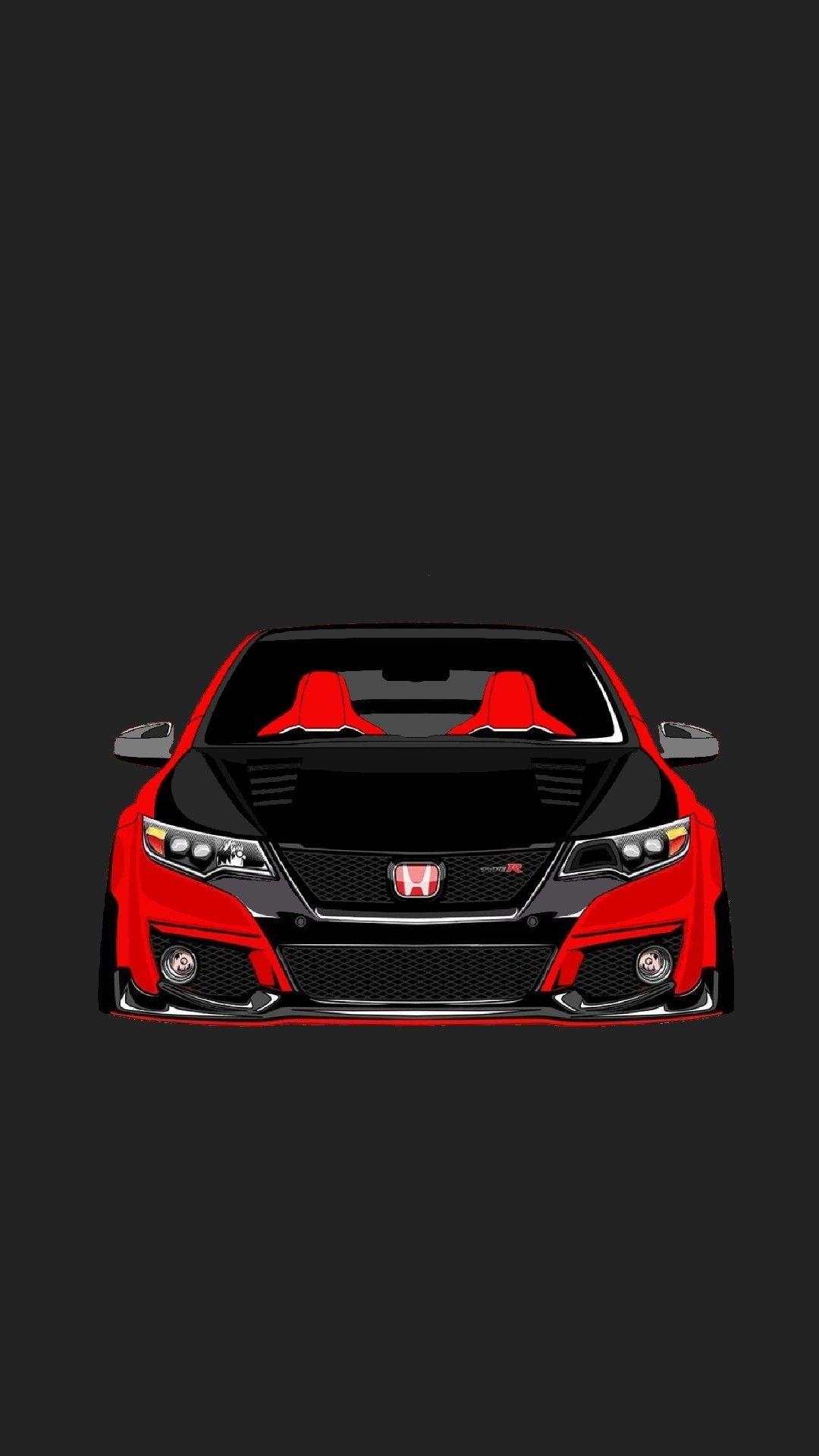 1080x1920 Civic. Honda civic vtec, Art cars, Honda civic