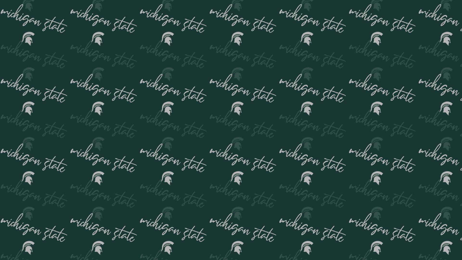 1920x1080 More Designs Added to Spartan Athletics Zoom Background State University Athletics
