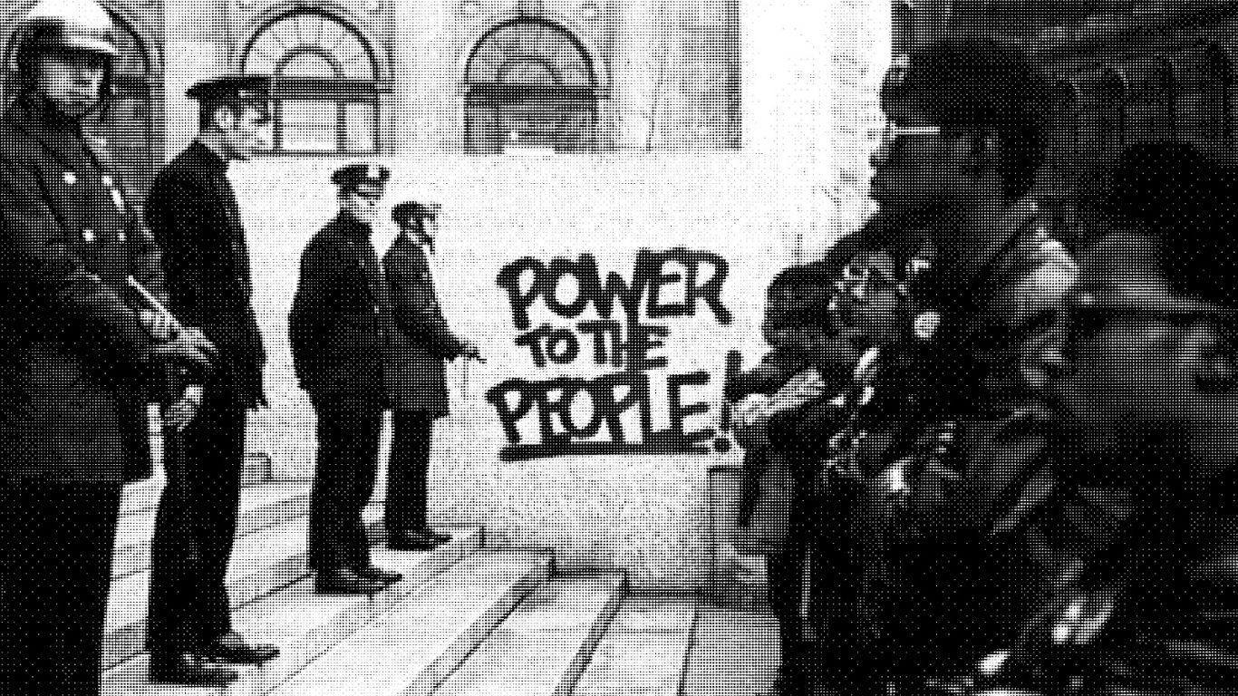 1366x768 Black Panther Party Wallpaper