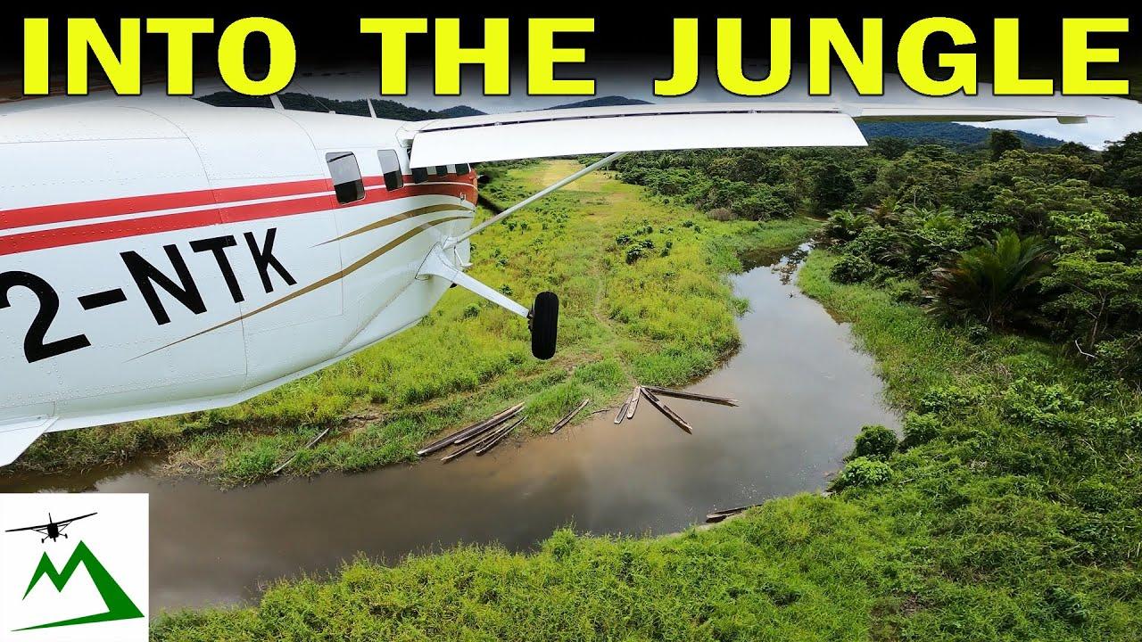1280x720 Flying a Turbine Airplane to a REMOTE Jungle Airstrip