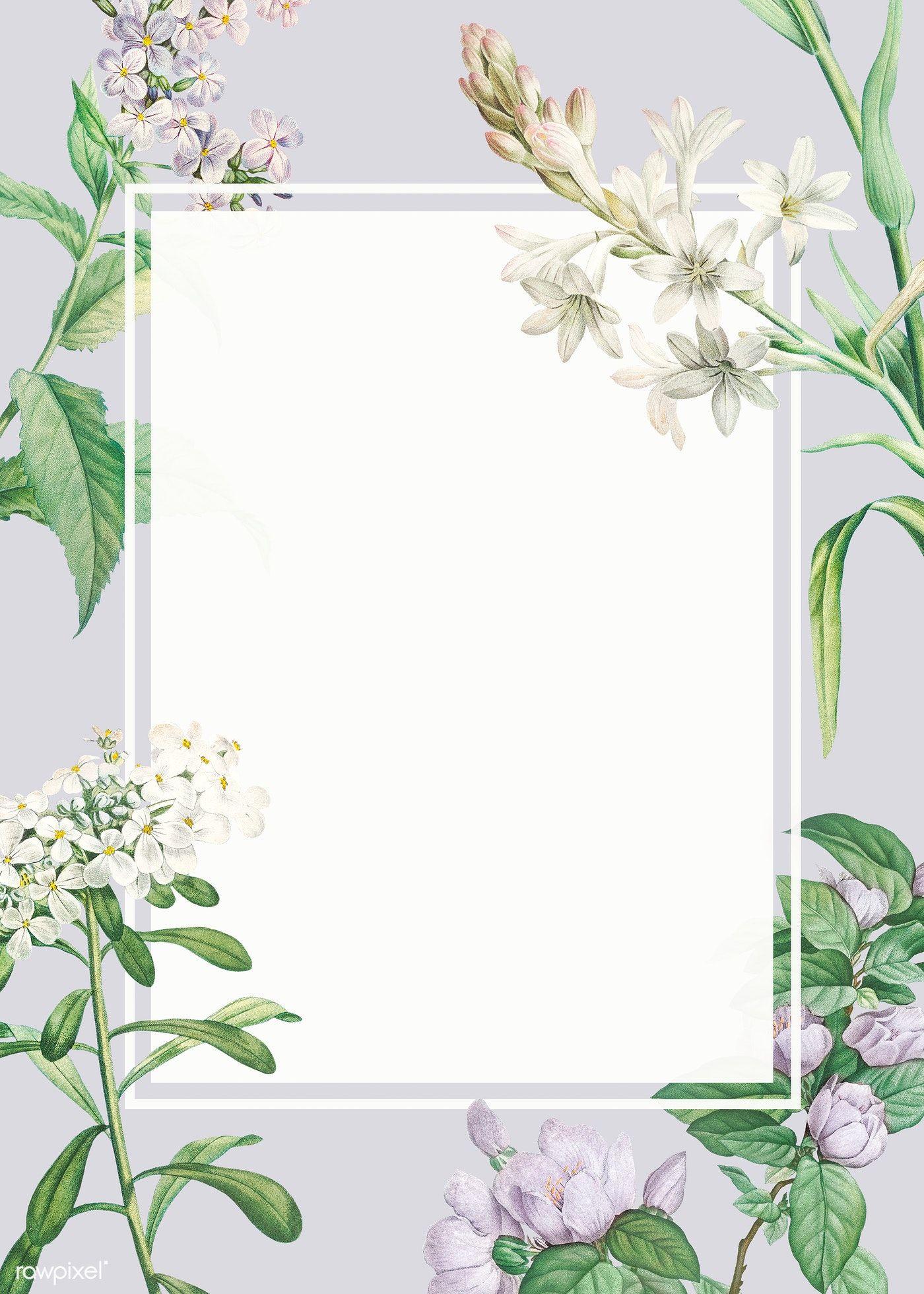 Vintage Flower Frame Wallpapers - Top Free Vintage Flower Frame Backgrounds  - WallpaperAccess