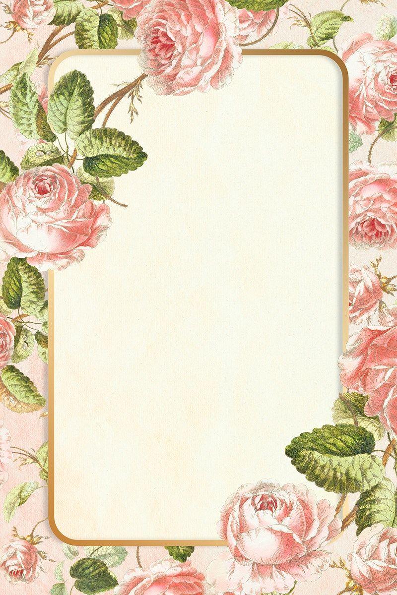 Vintage Flower Frame Wallpapers - Top Free Vintage Flower Frame 