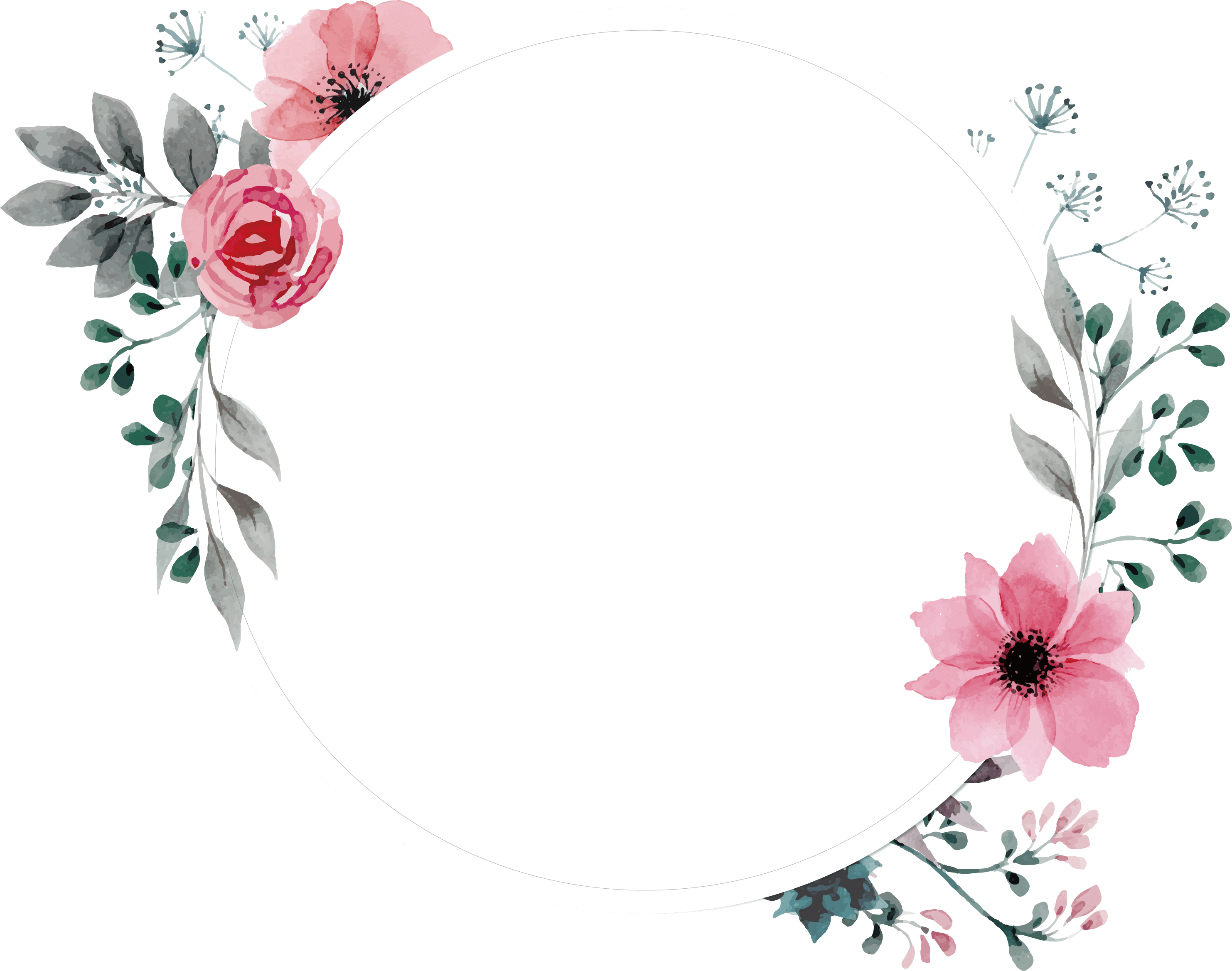 Vintage Flower Frame Wallpaper Hd Best Flower Site