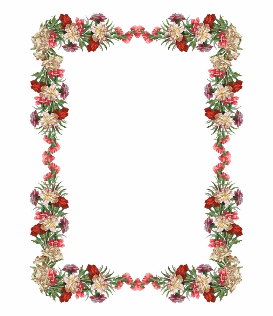 920x1067 Free Transparent Floral Frame, Download Free Transparent Floral Frame png image, Free ClipArts on Clipart Library