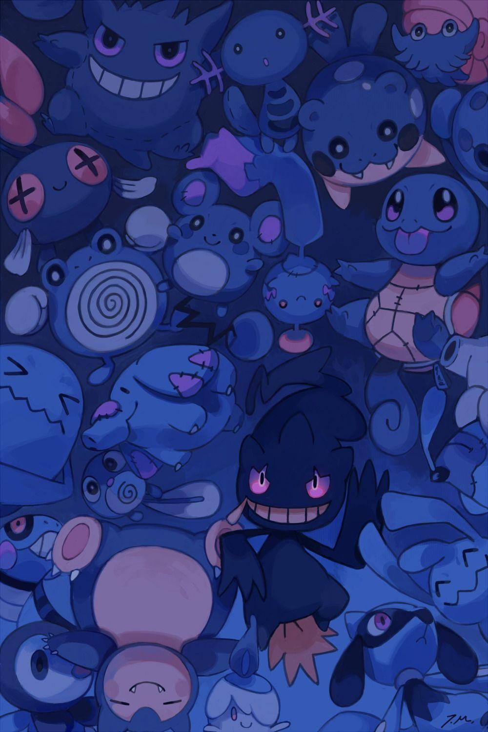 1000x1500 pkmn. Ghost pokemon, Pokemon background, Pokemon