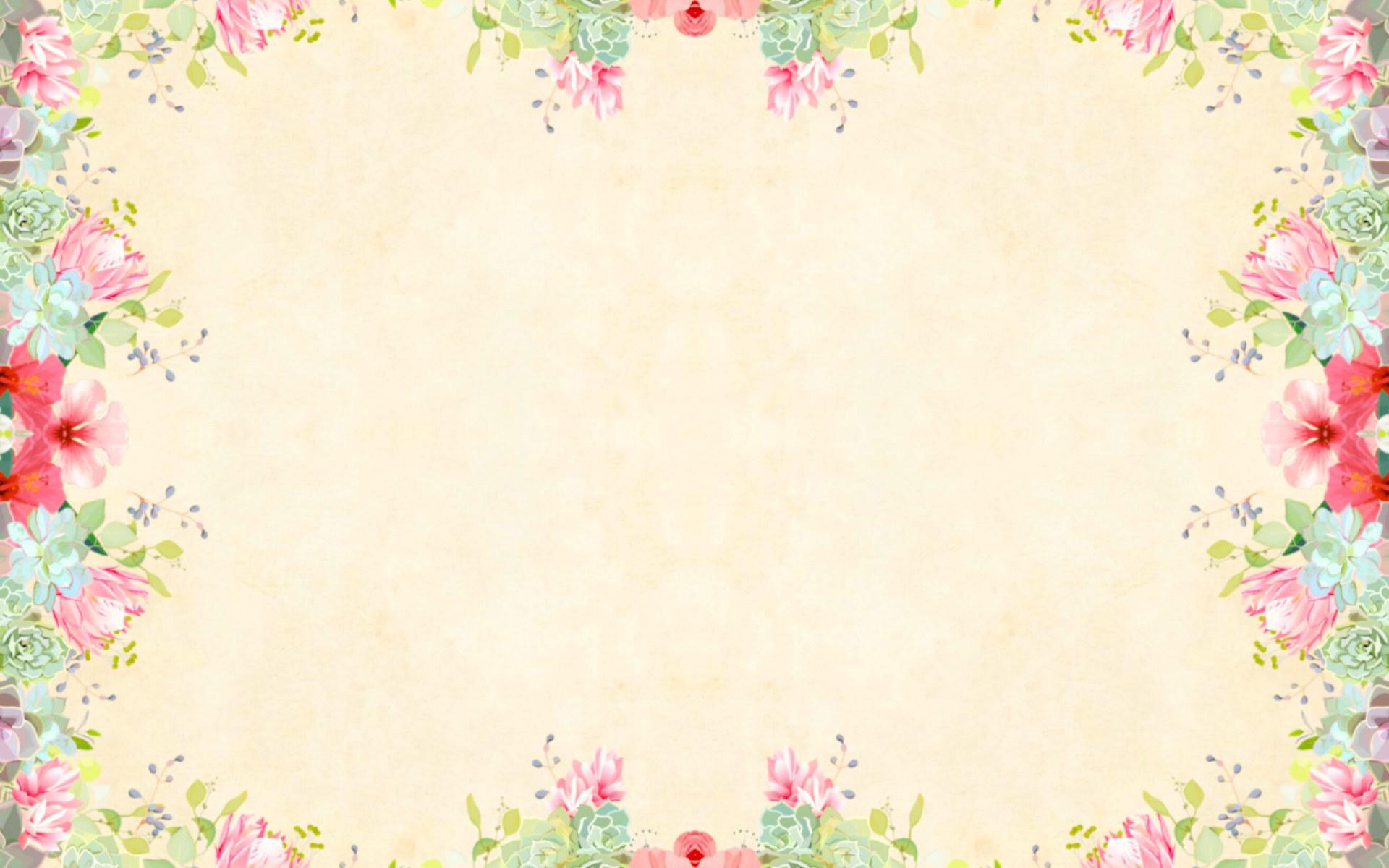 1920x1200 Flower wallpaper- full flower frame of floral elements, vintage • Wallpaper For You HD Wallpaper For Desktop & Mobile