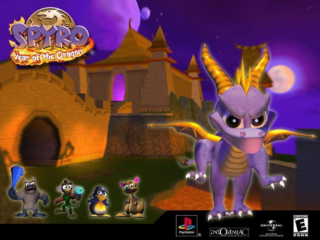 1024x768 Spyro The Dragon Wallpaper