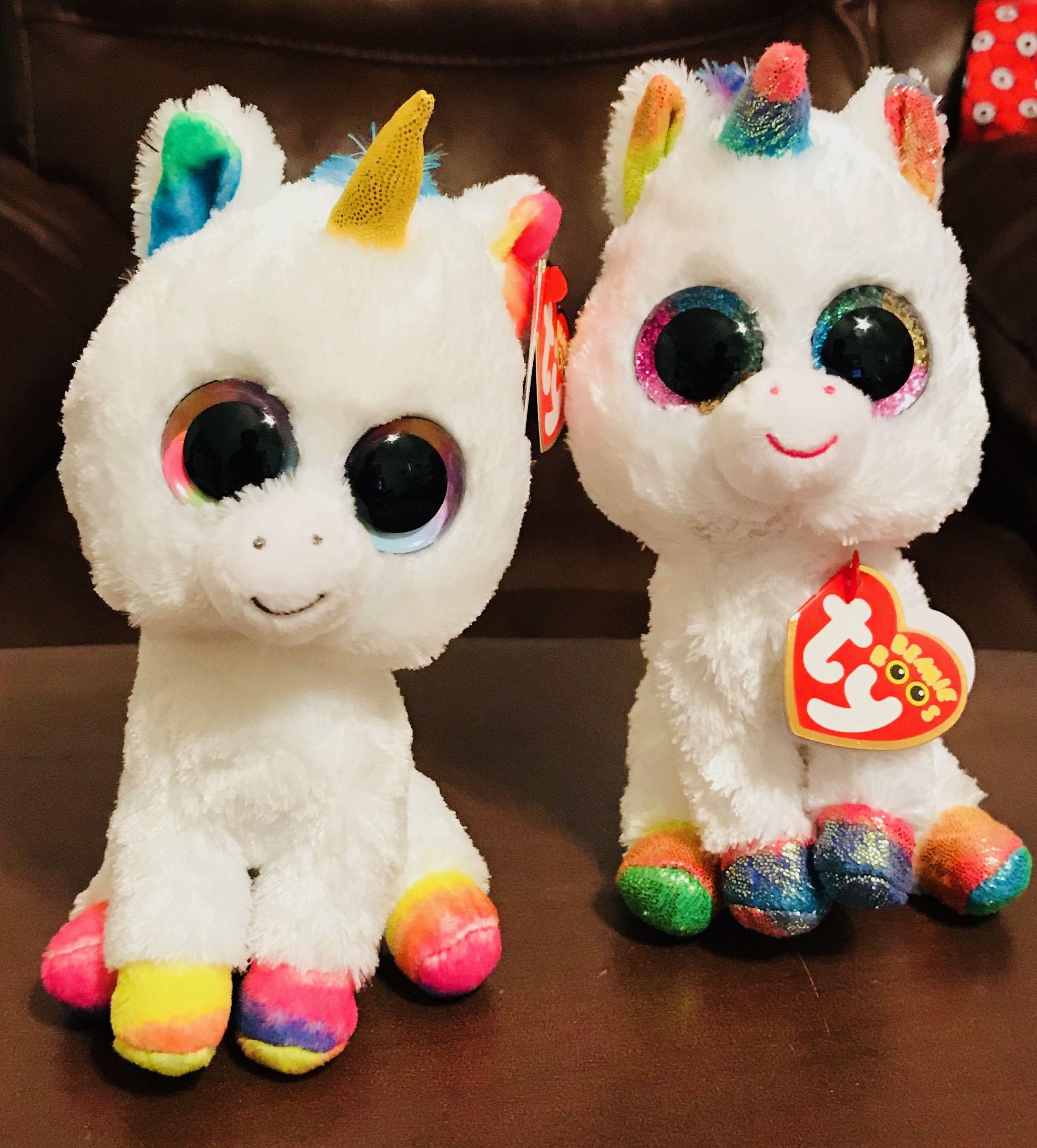 2176x2409 TWO DIFFERENT PIXY BEANIE BOOS. Beanie boos, Ty beanie boos, Baby beanie