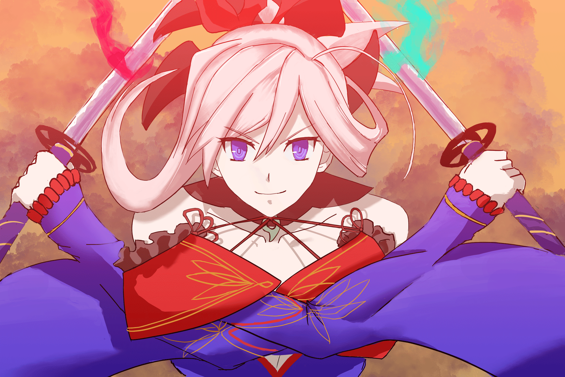 1920x1280 Saber (Miyamoto Musashi) Grand Order Anime Image Board