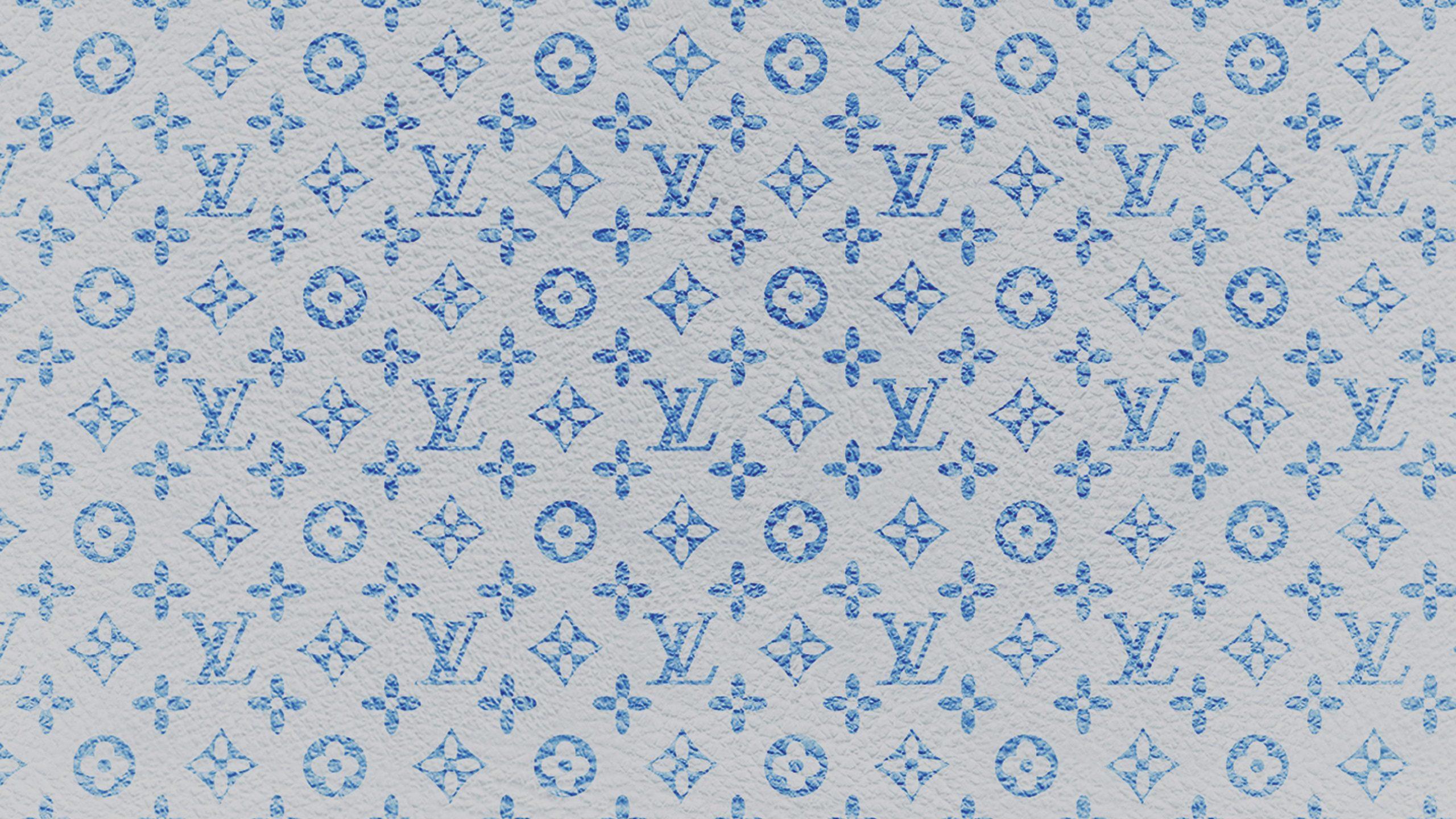 2560x1440 Blue Louis Vuitton Wallpaper