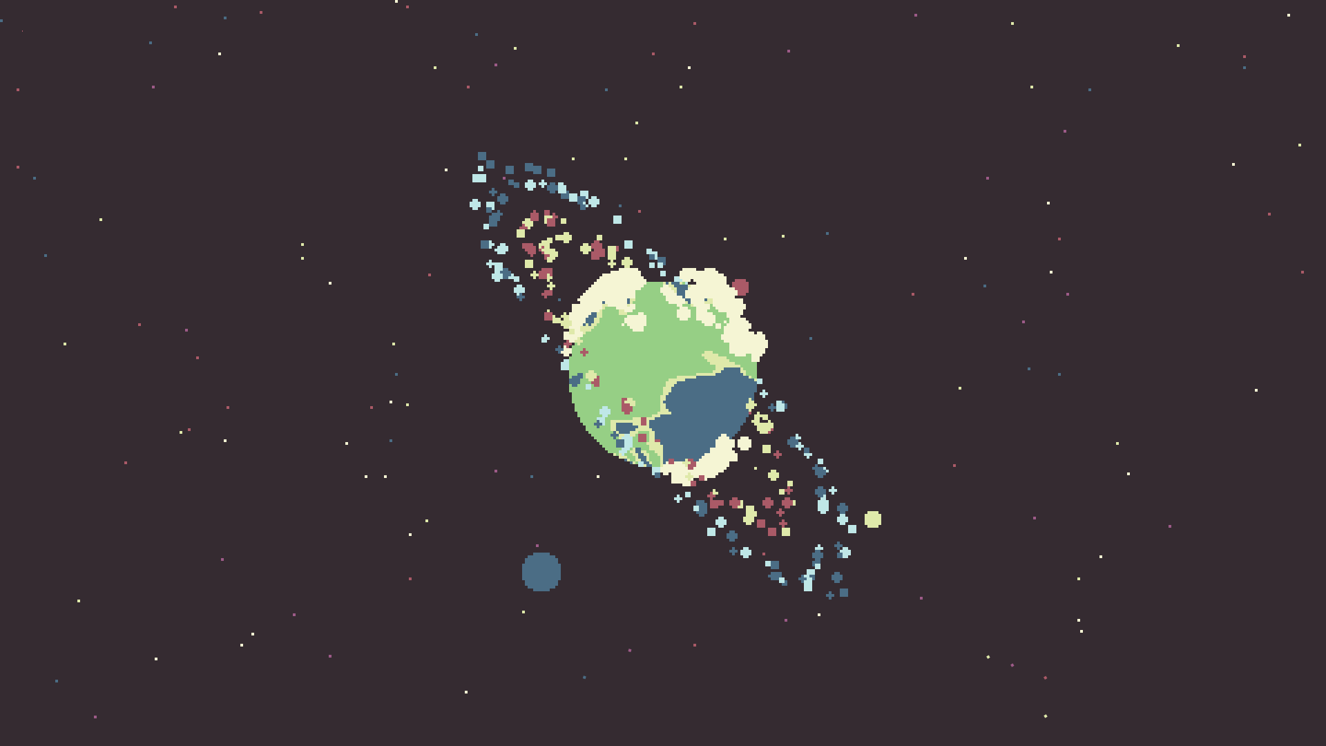 1920x1080 Pixel Art Planet Wallpaper [1920x1080]: wallpaper