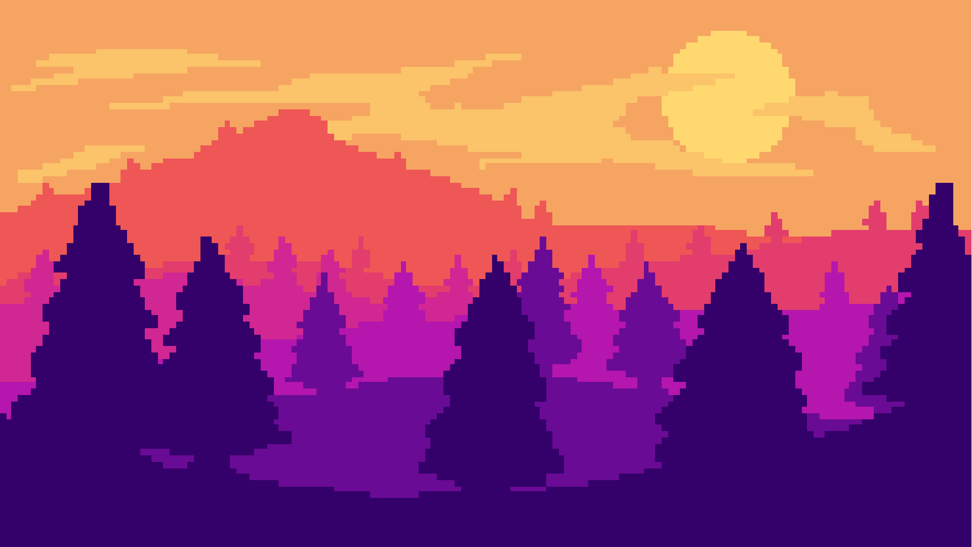 1920x1080 Pixel Art Wallpaper and HD Background free download on PicGaGa