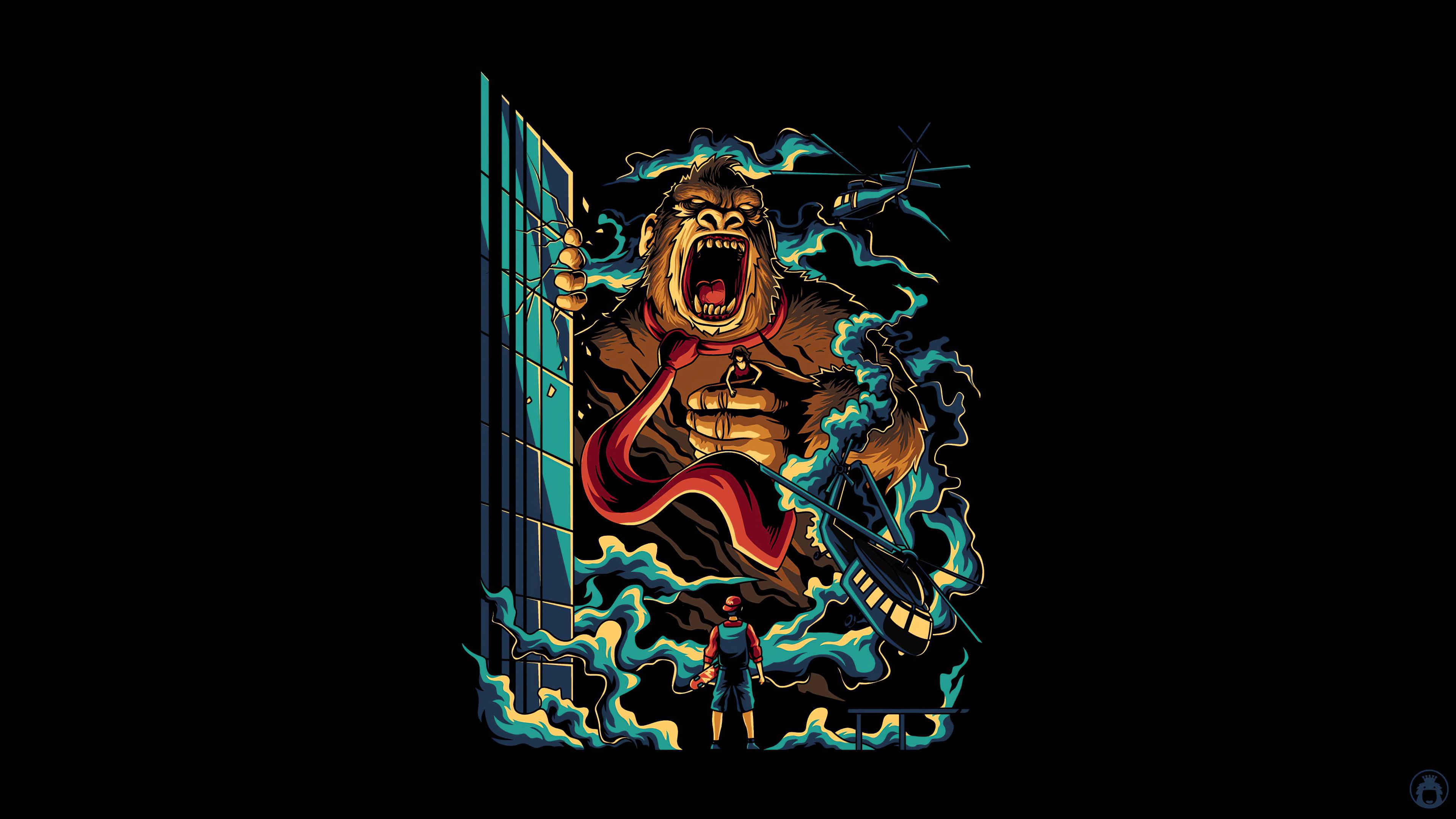 3840x2160 Donkey Kong Super Mario 4k, HD Artist, 4k Wallpaper, Image, Background, Photo and Picture