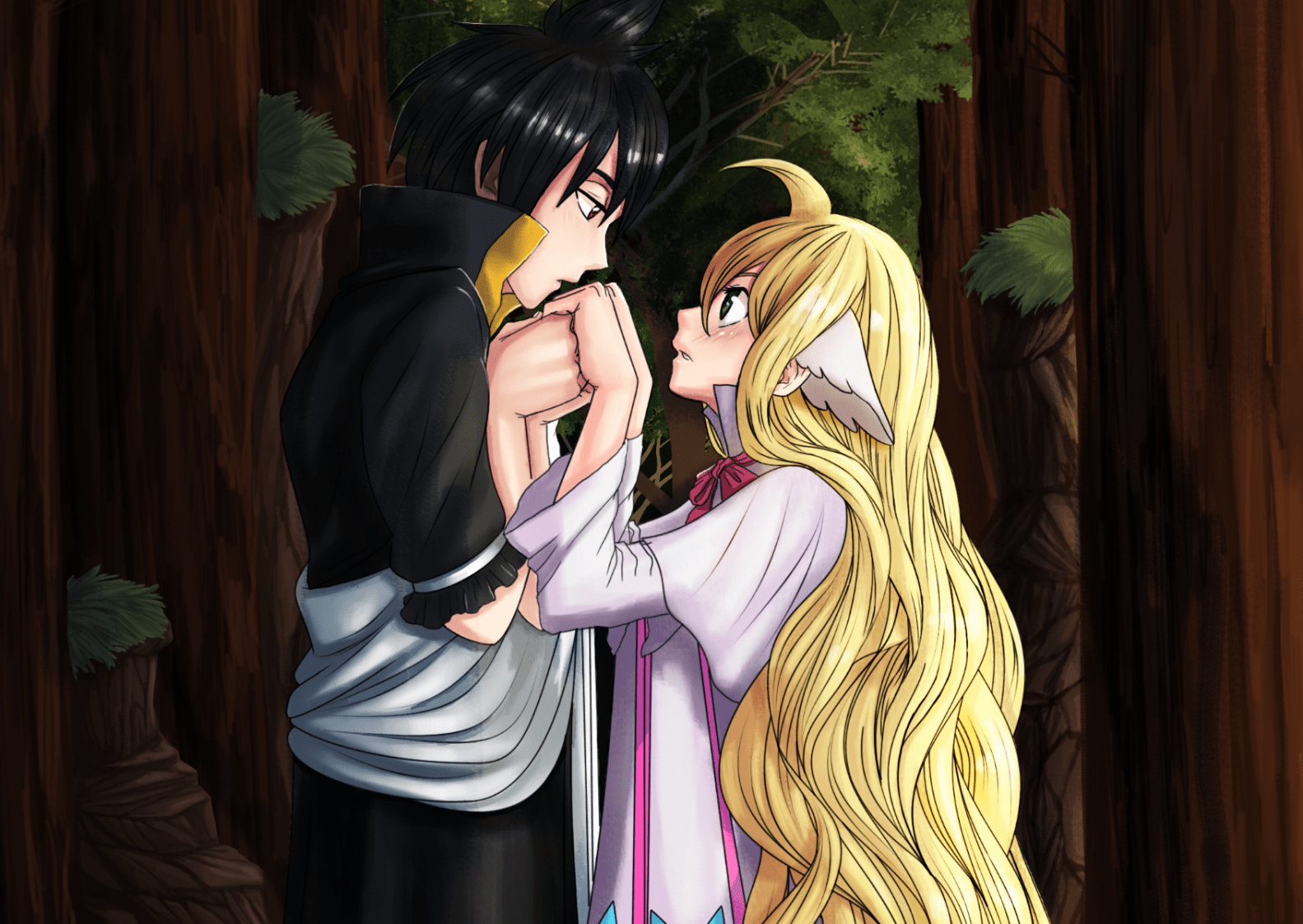 1583x1123 Download 1583x1123 Zeref Dragneel, Wendy Marvell, Fairy Tail Wallpaper