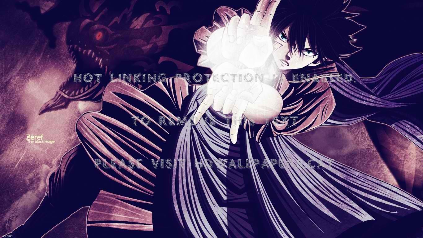 1366x768 Black Wizard Zeref Natsu Laxus Beck Erza Ah Dragneel Wallpaper 4k